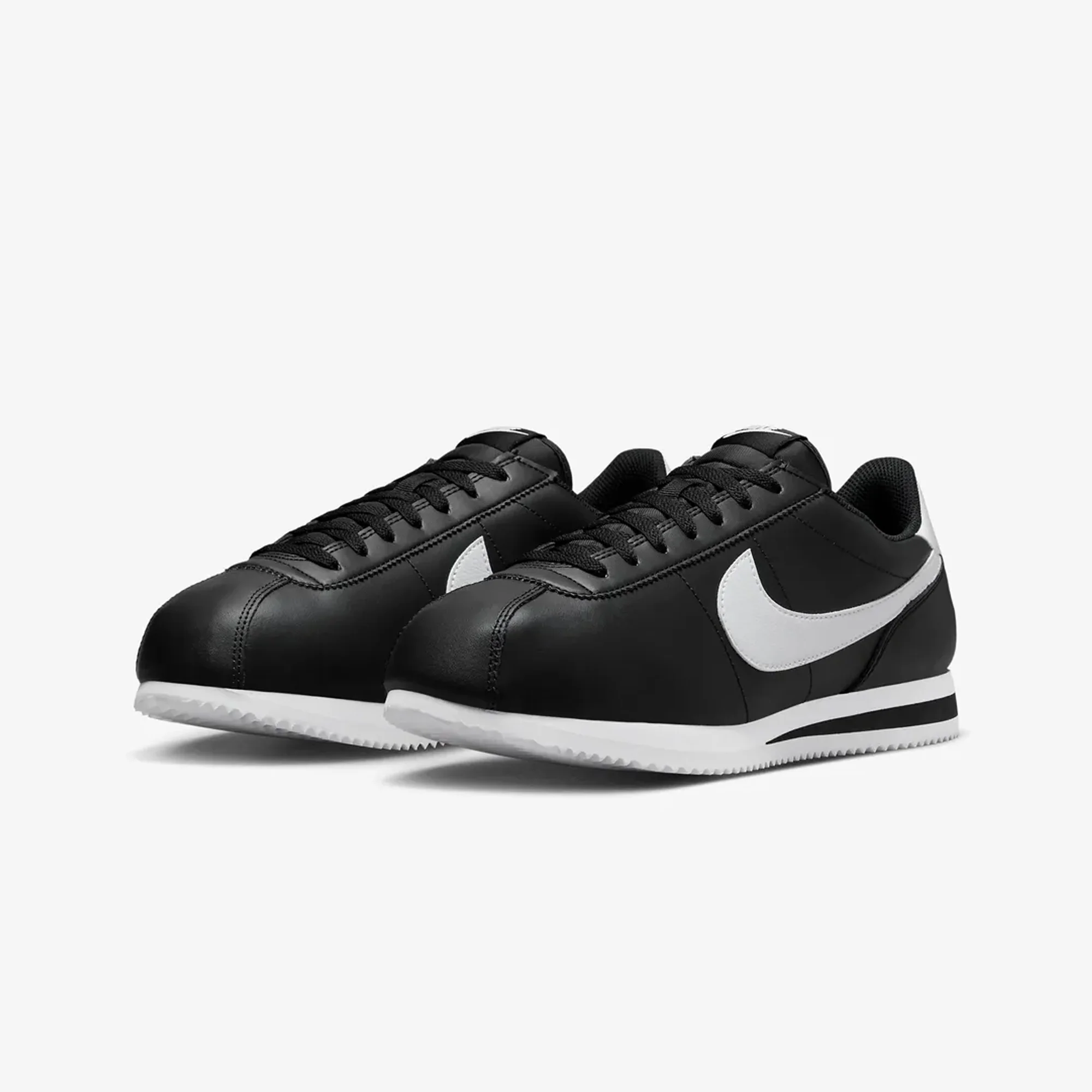 Nike | CORTEZ  { BLACK/WHITE - Image 2