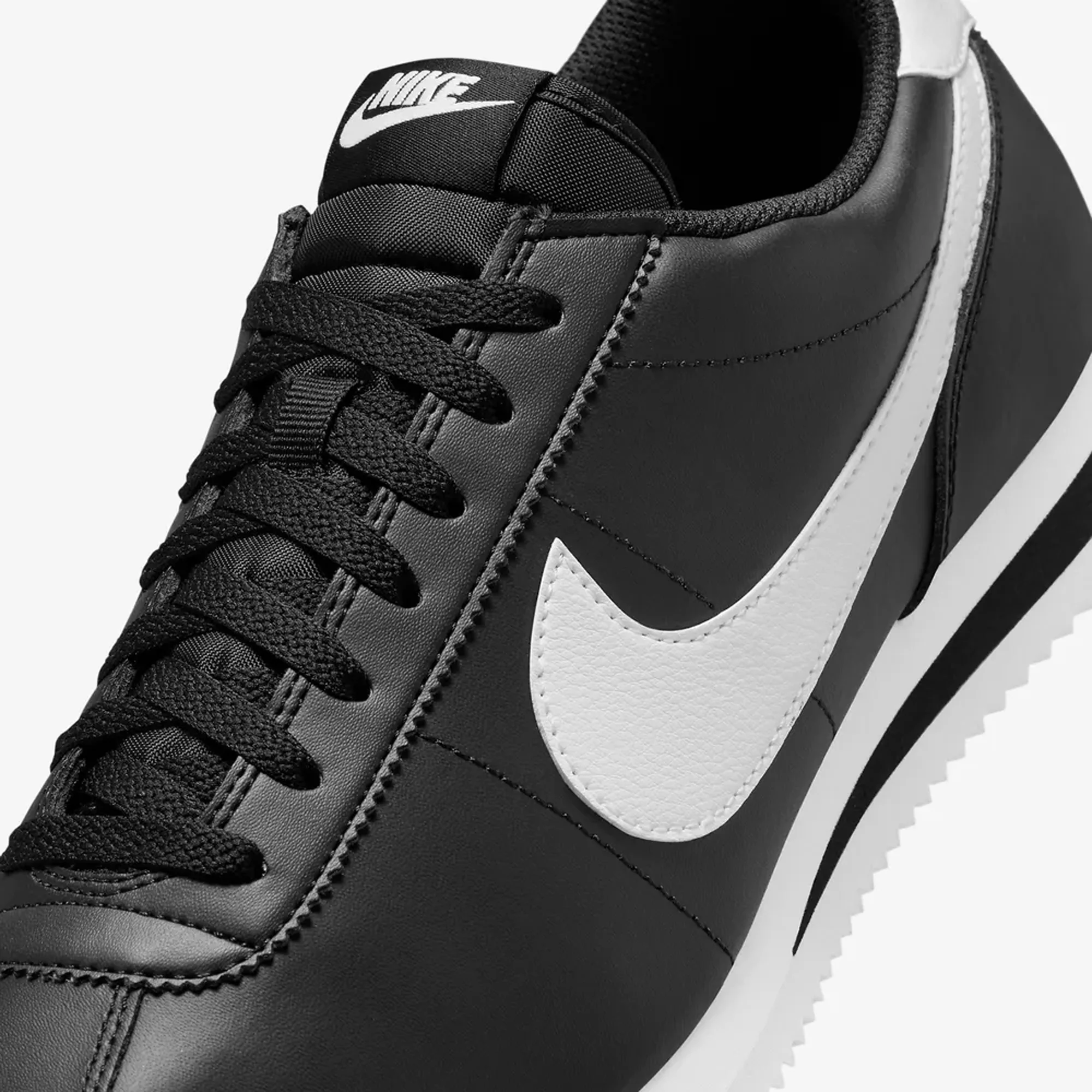 Nike | CORTEZ  { BLACK/WHITE - Image 4