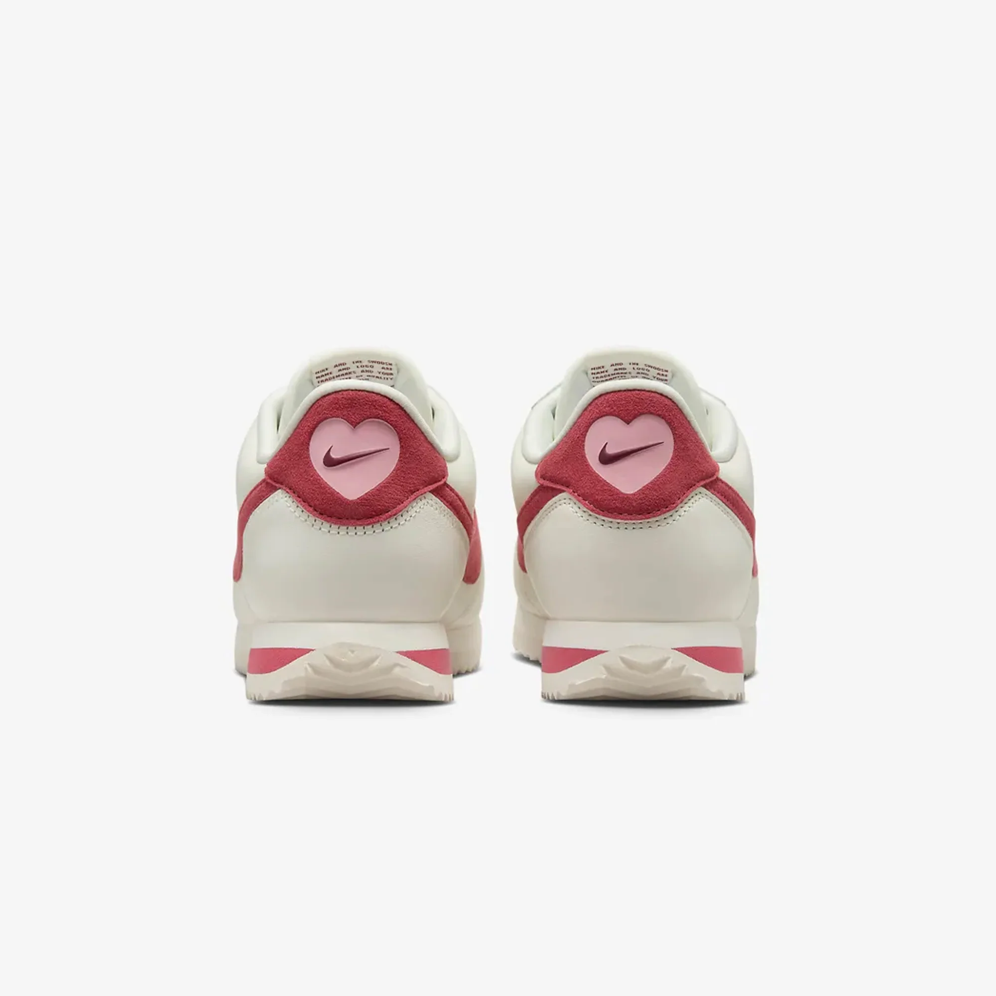 Nike | CORTEZ SE { SAIL/ADOBE-MED SOFT PINK-TEAM RED - Image 3