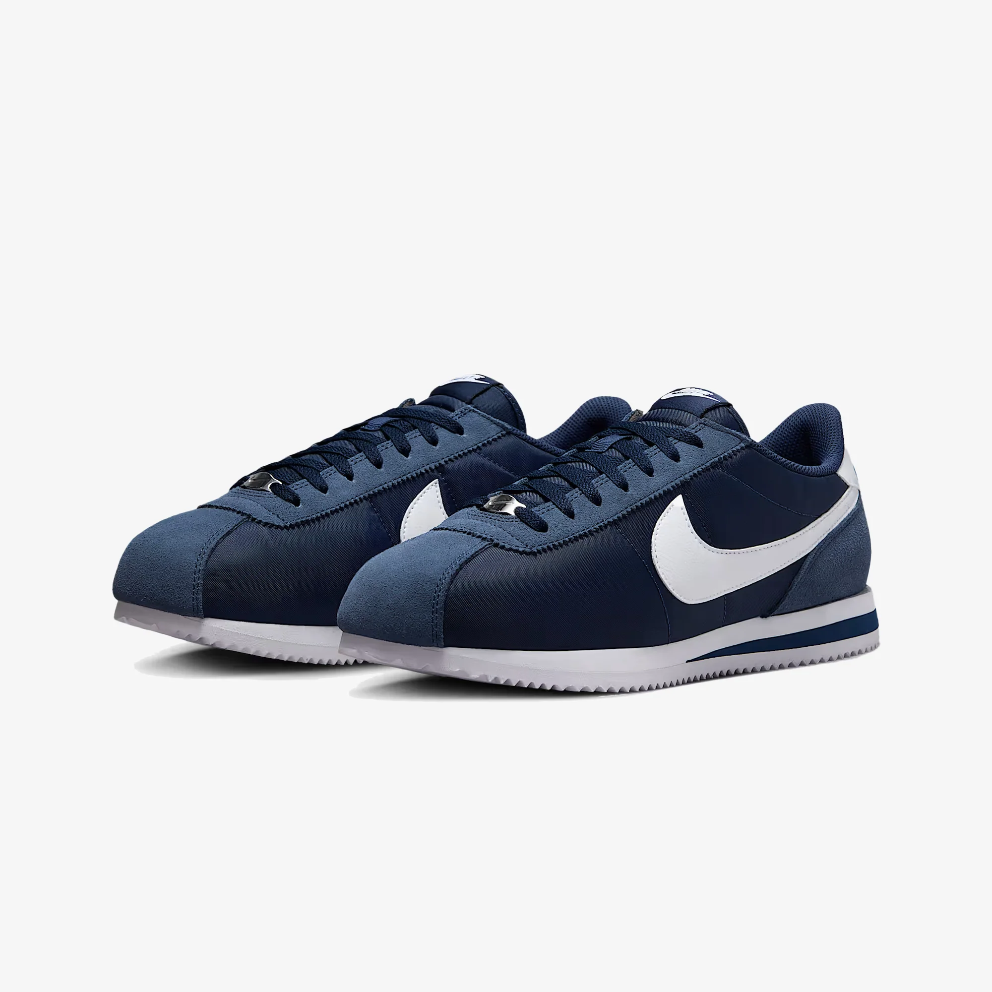 Nike | CORTEZ TXT { MIDNIGHT NAVY/WHITE - Image 3
