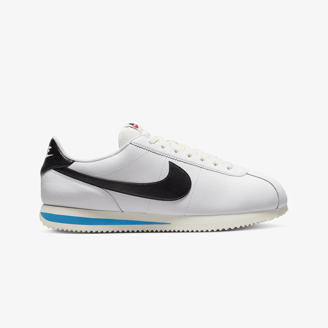 Nike | CORTEZ { WHITE/BLACK-LT PHOTO BLUE-SAIL