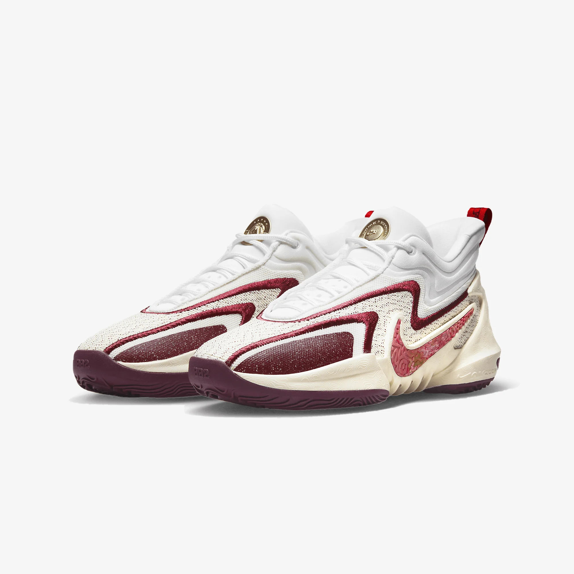 Nike | COSMIC UNITY 2 { COCONUT MILK/TEAM RED - Image 2