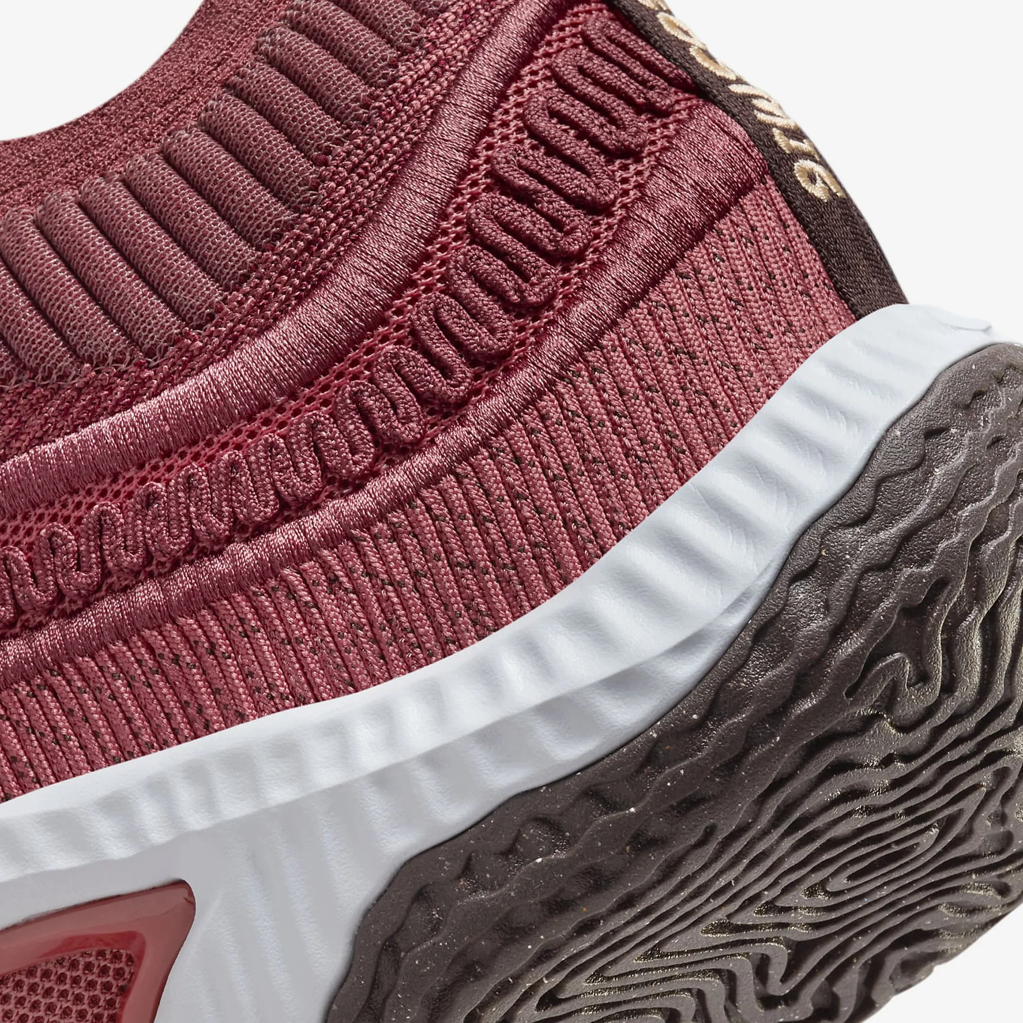 Nike | COSMIC UNITY 3 { CEDAR /EARTH/FOOTBALL GREY/ICE PEACH - Image 5