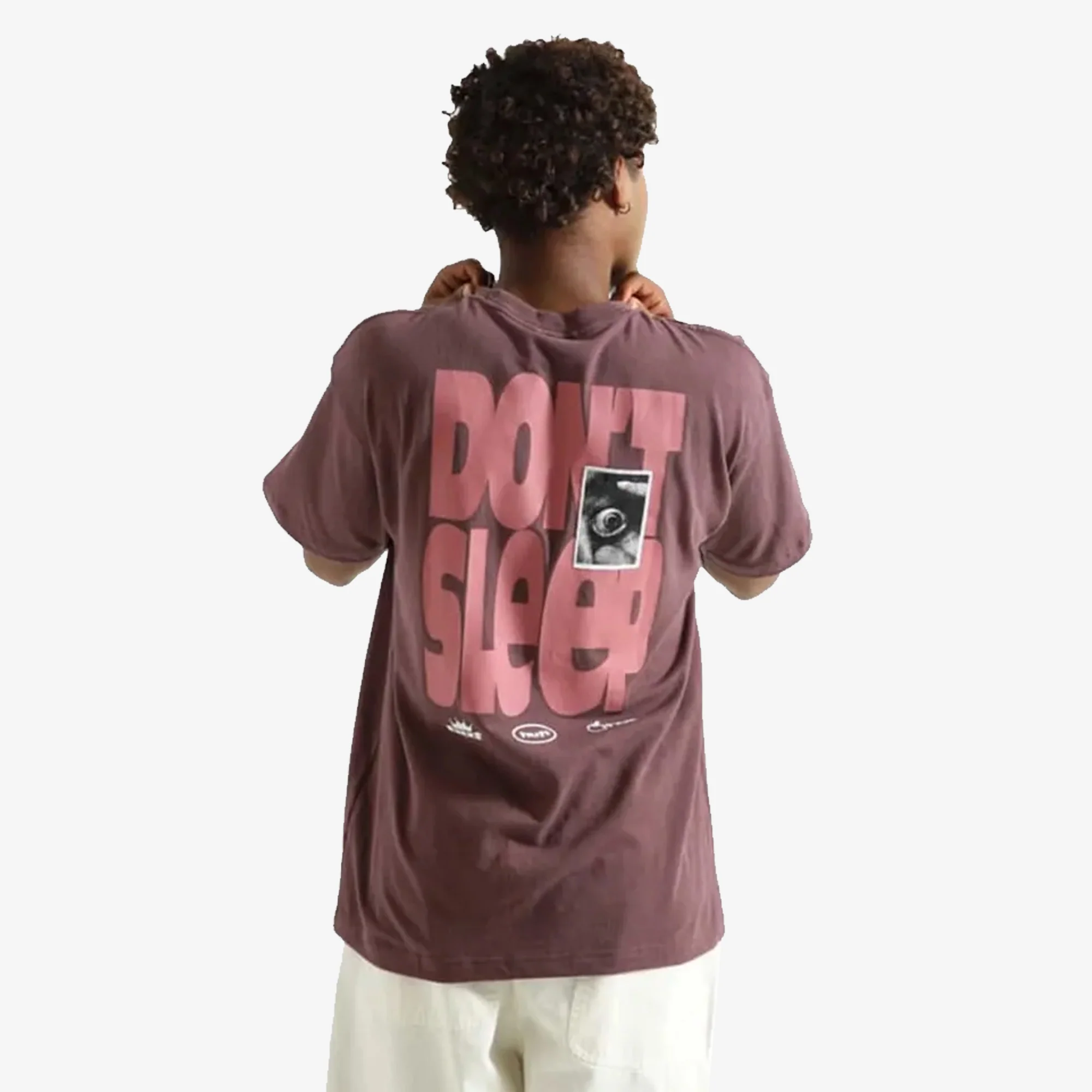 HUF | COUSIN OF DEATH T-SHIRT { EGGPLANT - Image 2