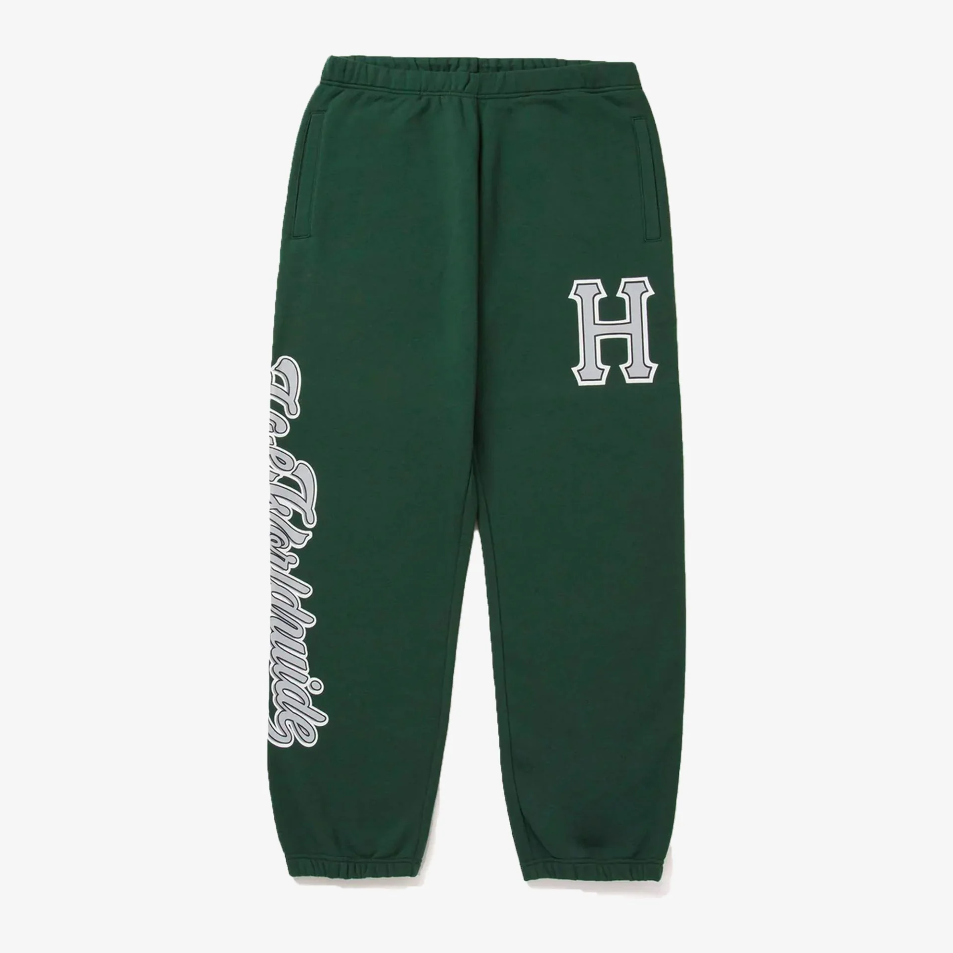HUF | CRACKERJACK FLEECE PANT { FOREST GREEN