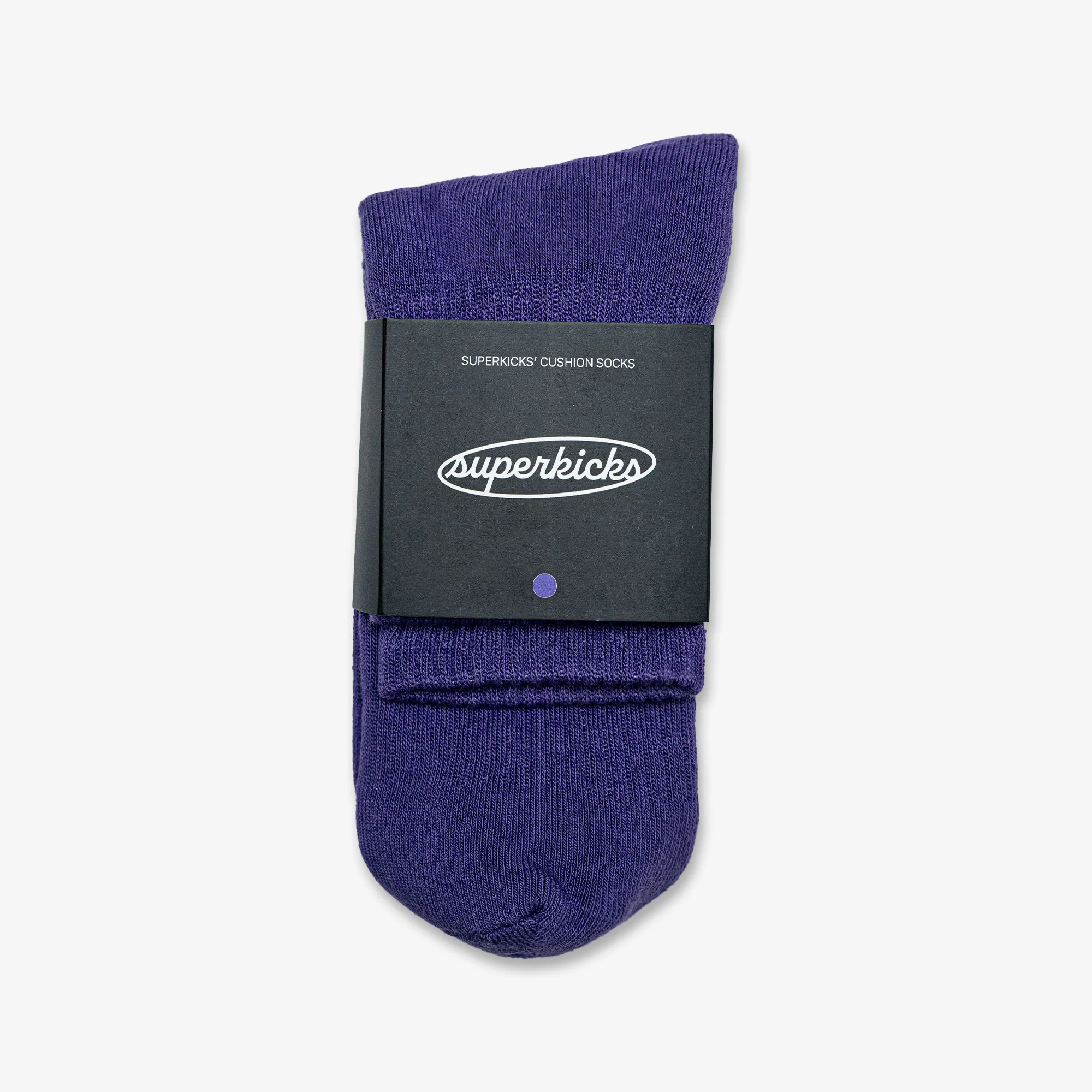 Superkicks | CREW SOCKS { PURPLE - Image 2