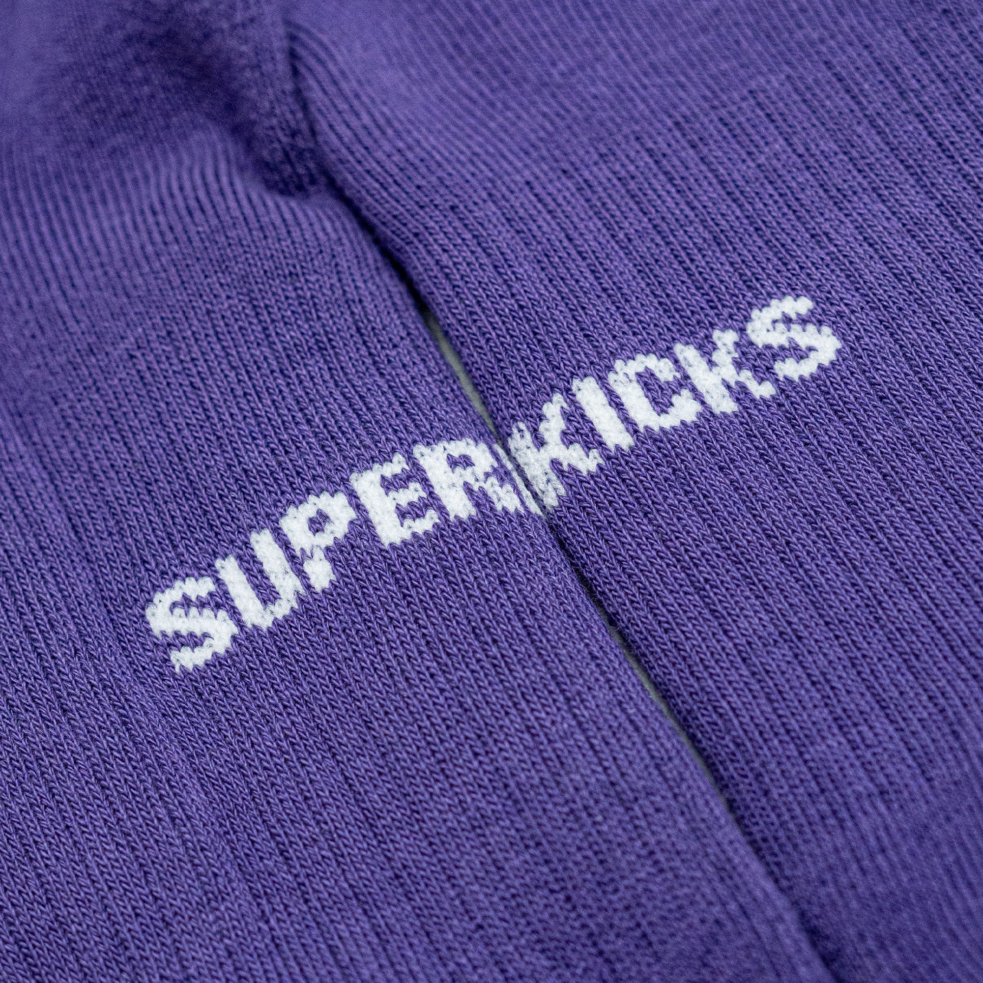 Superkicks | CREW SOCKS { PURPLE - Image 4