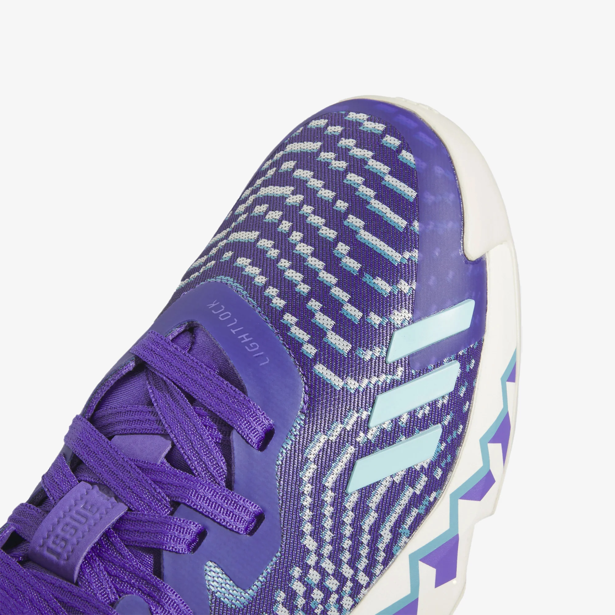 Adidas Originals | D.O.N. ISSUE #4 { PURPLE RUSH/OFF WHITE - Image 4