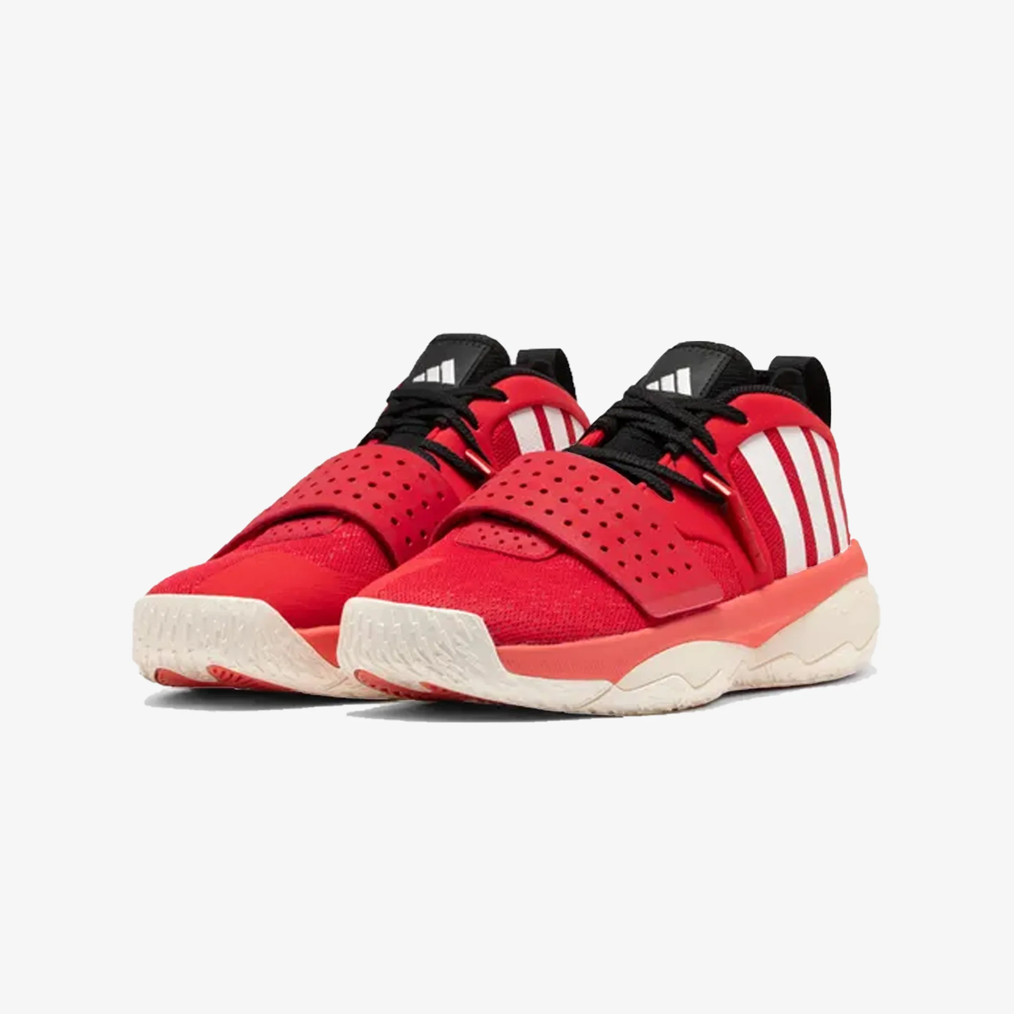 Adidas | DAME 8 EXTPLY { BETTER SCARLET/CLOUD WHITE - Image 2
