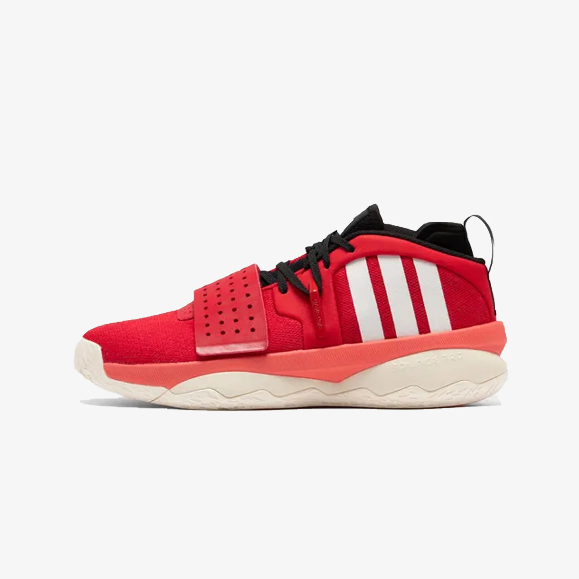 Adidas | DAME 8 EXTPLY { BETTER SCARLET/CLOUD WHITE - Image 4
