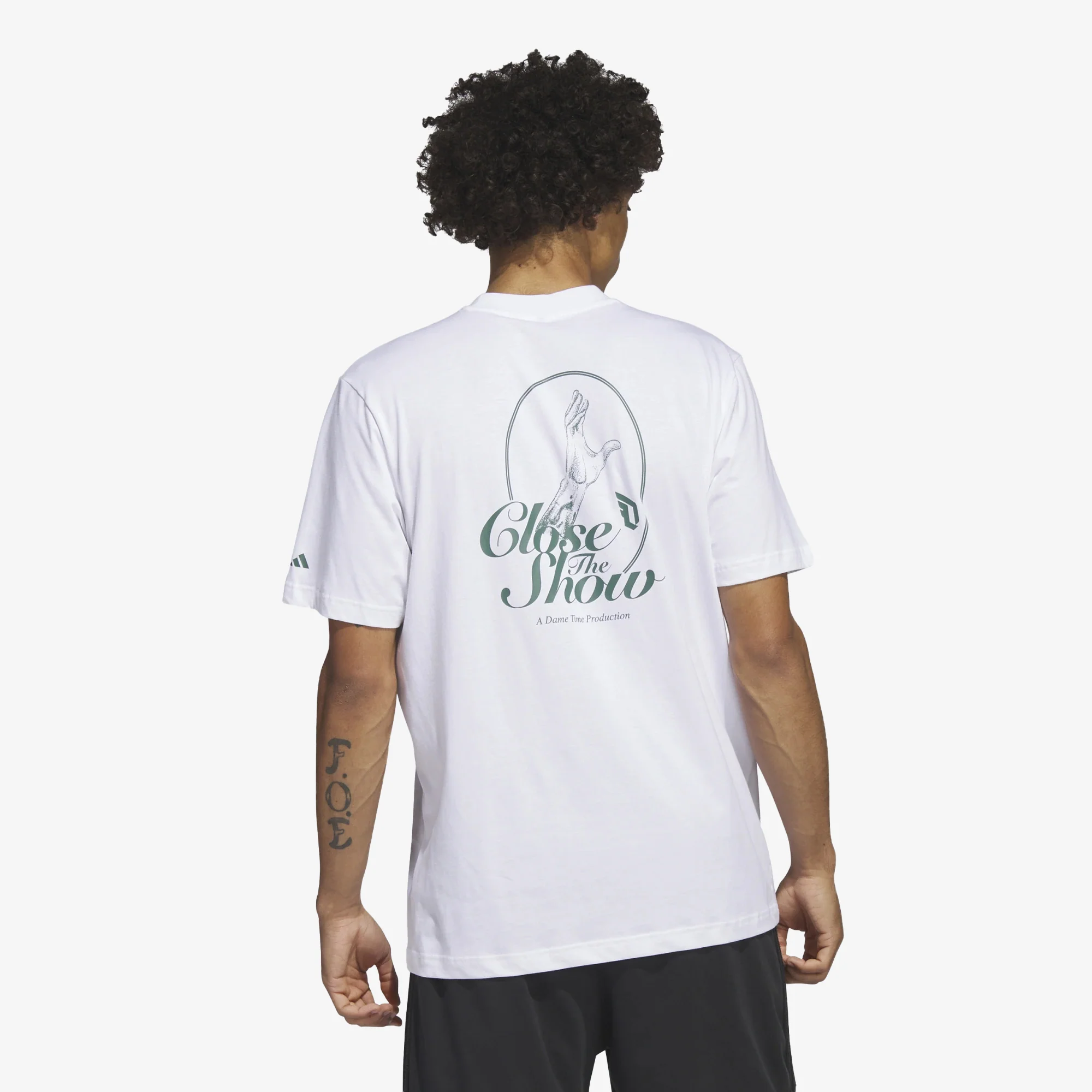 Adidas Originals | DAME 9 TEE  { WHITE - Image 2