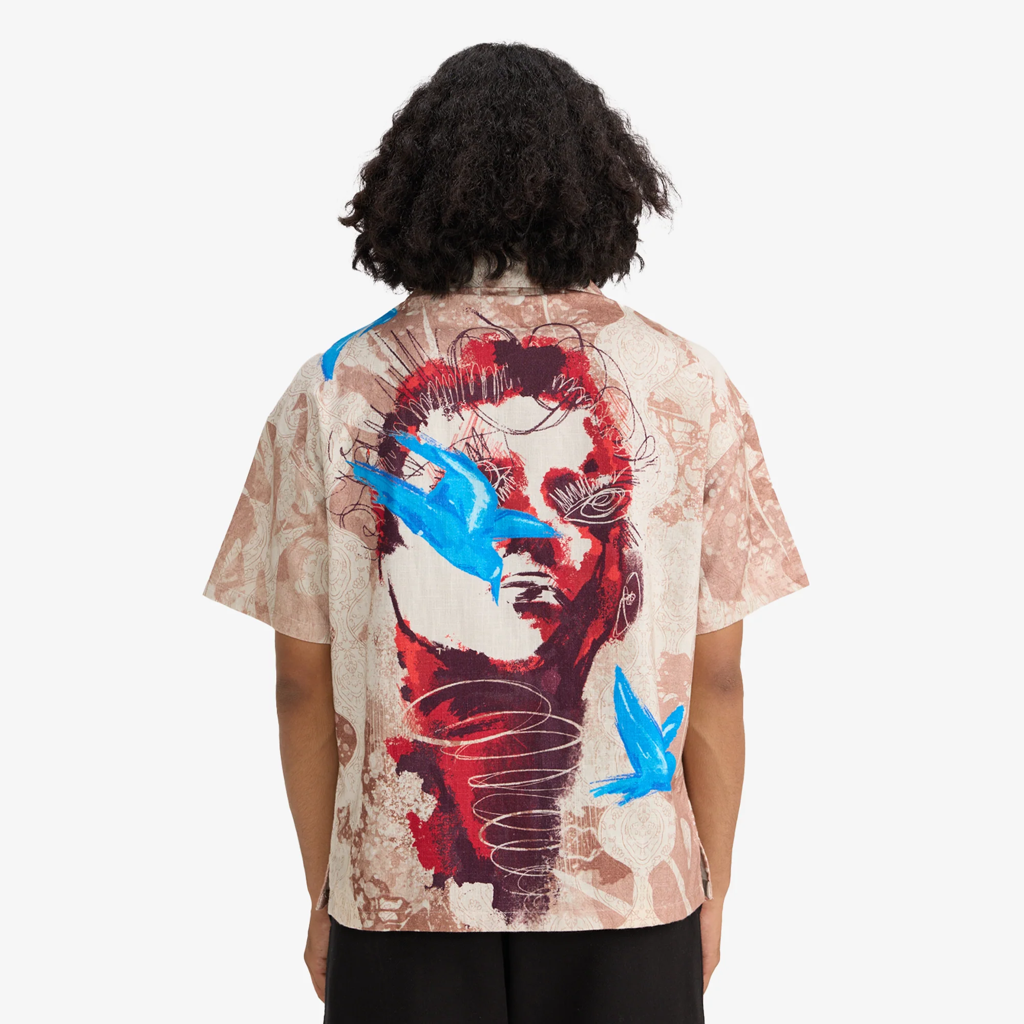 F A R A K | DAY DREAMER SHIRT { BEIGE/Brown - Image 3