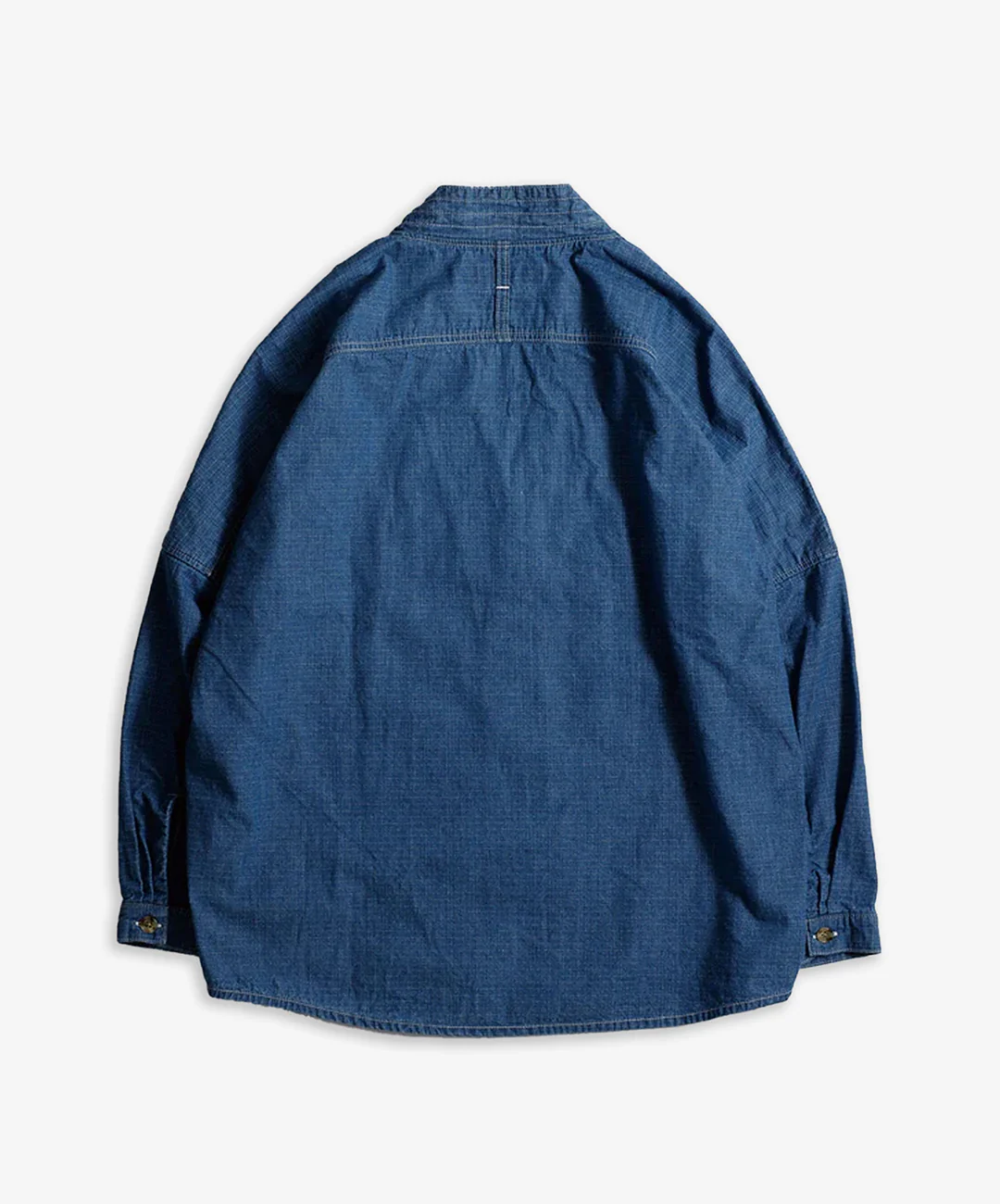 FDMTL | DENIM HAORI SHIRT 2YR WASH  { INDIGO - Image 2