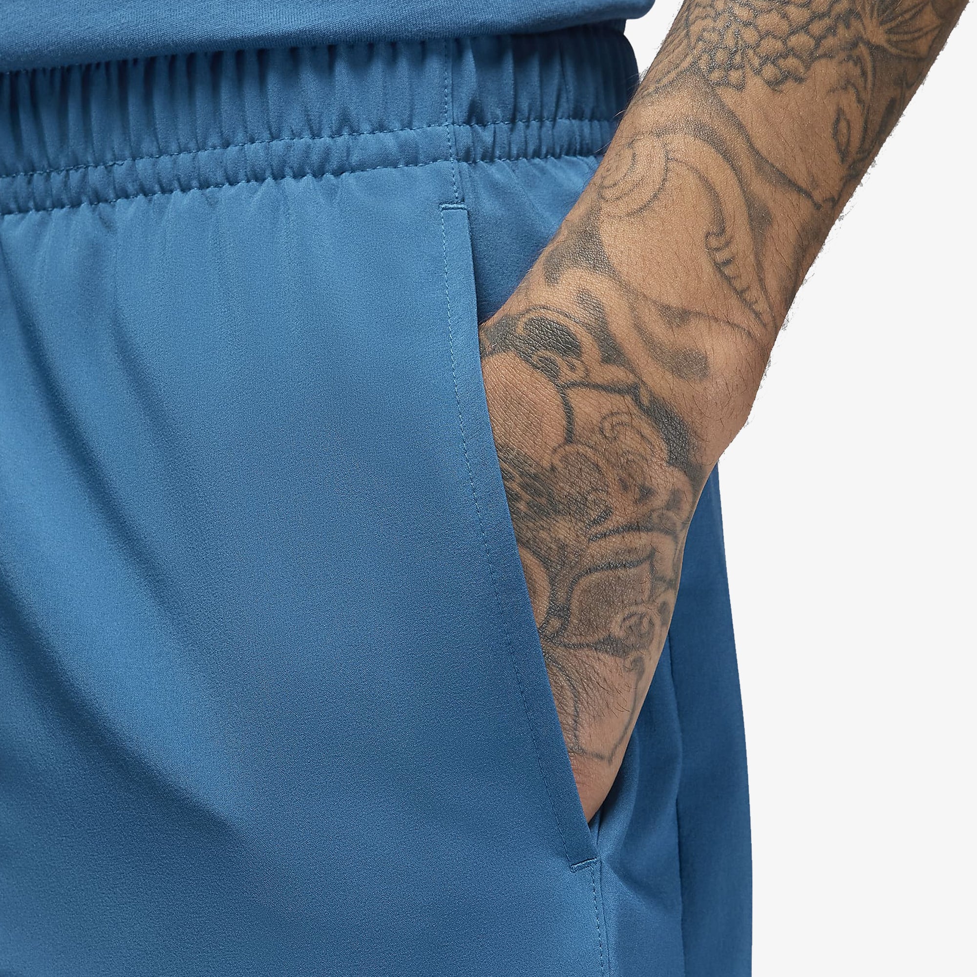 Jordan | DRI-FIT SPORT WOVEN SHORTS { INDUSTRIAL BLUE/BLACK - Image 4