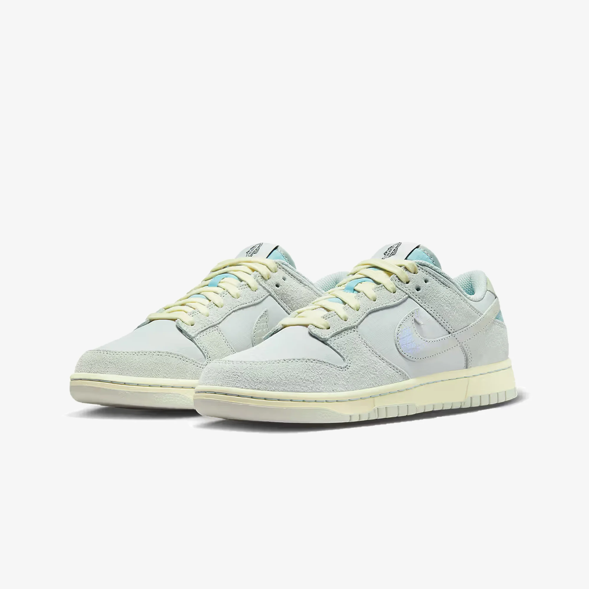 Nike | DUNK LOW { LIGHT SILVER/OCEAN BLISS - Image 2