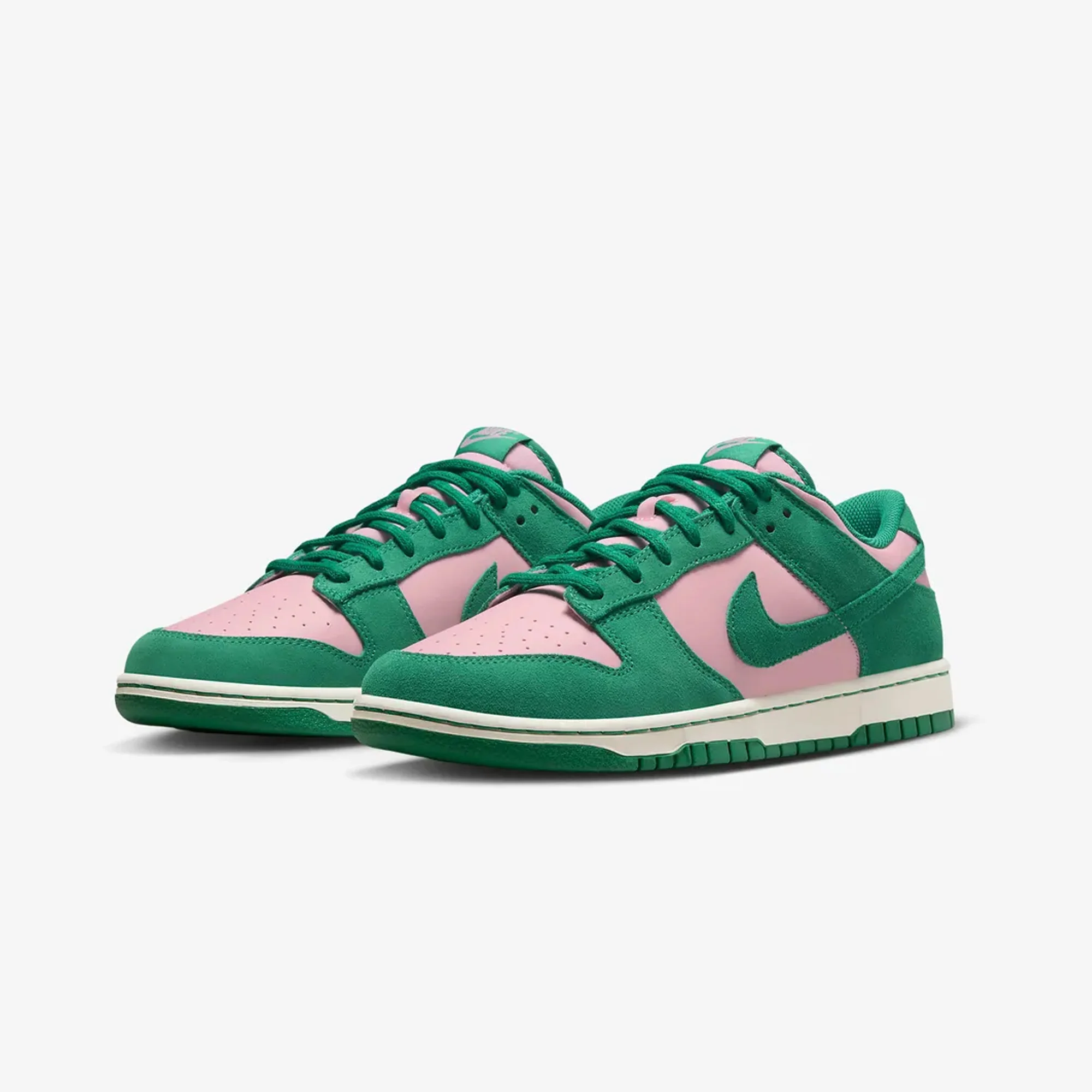 Nike | DUNK LOW RETRO SE  { MED SOFT PINK/MALACHITE-SAIL - Image 2