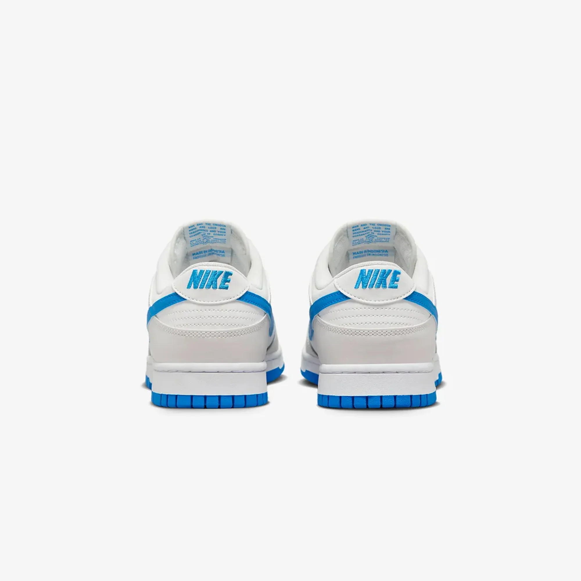 Nike | DUNK LOW RETRO { SUMMIT WHITE/PHOTO BLUE-PLATINUM TINT - Image 3