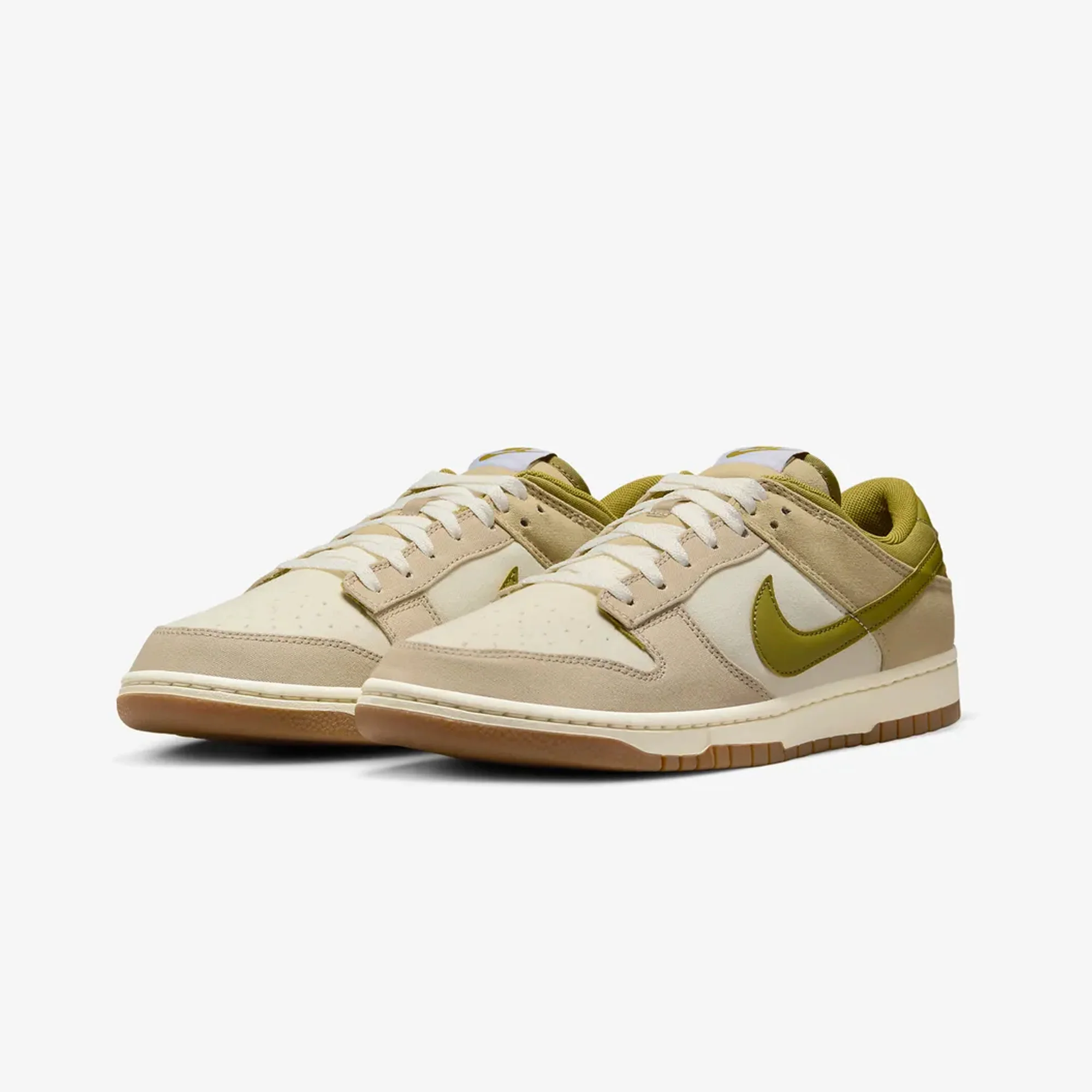 Nike | DUNK LOW { SAIL/PACIFIC MOSS-CREAM II-LIMESTONE - Image 2
