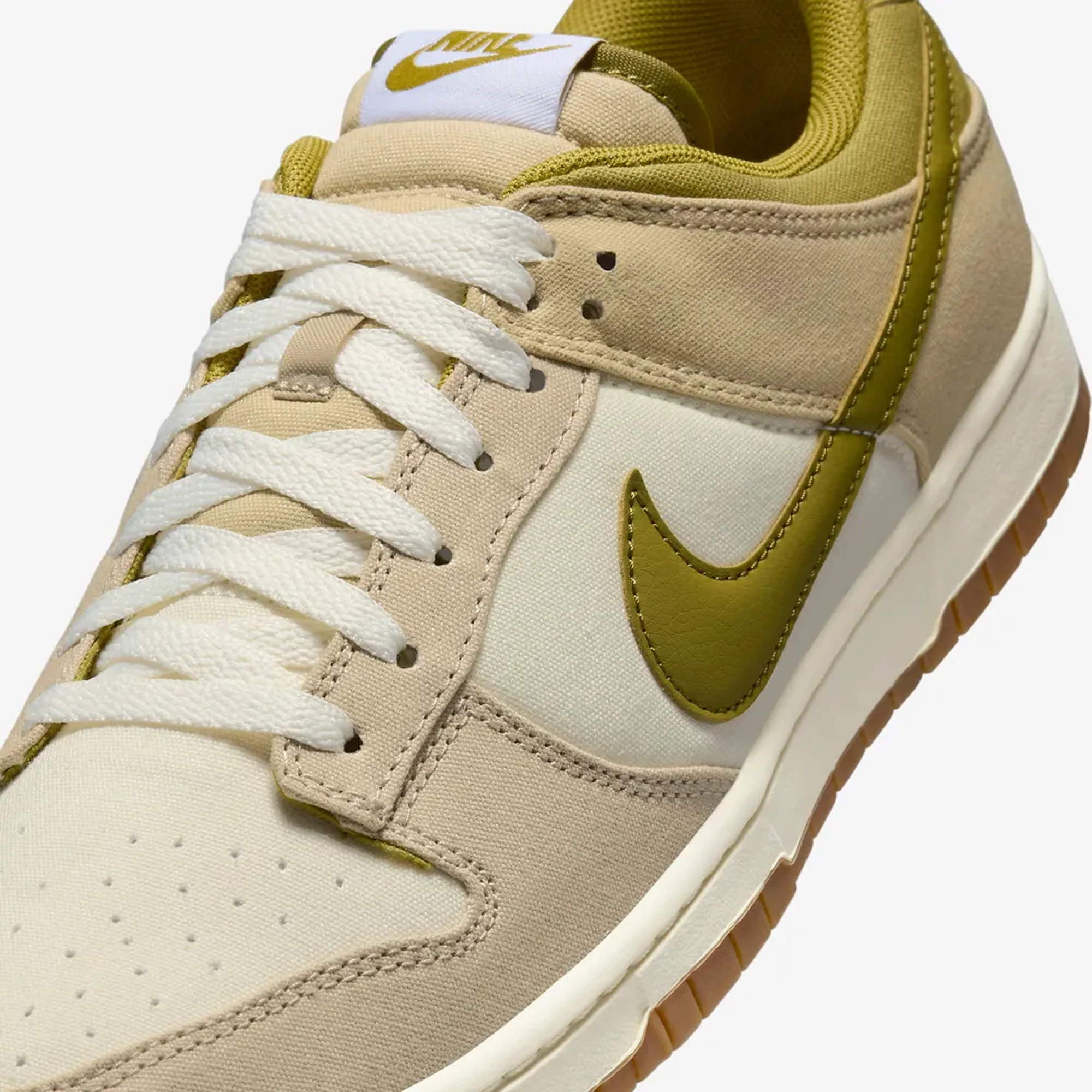Nike | DUNK LOW { SAIL/PACIFIC MOSS-CREAM II-LIMESTONE - Image 4
