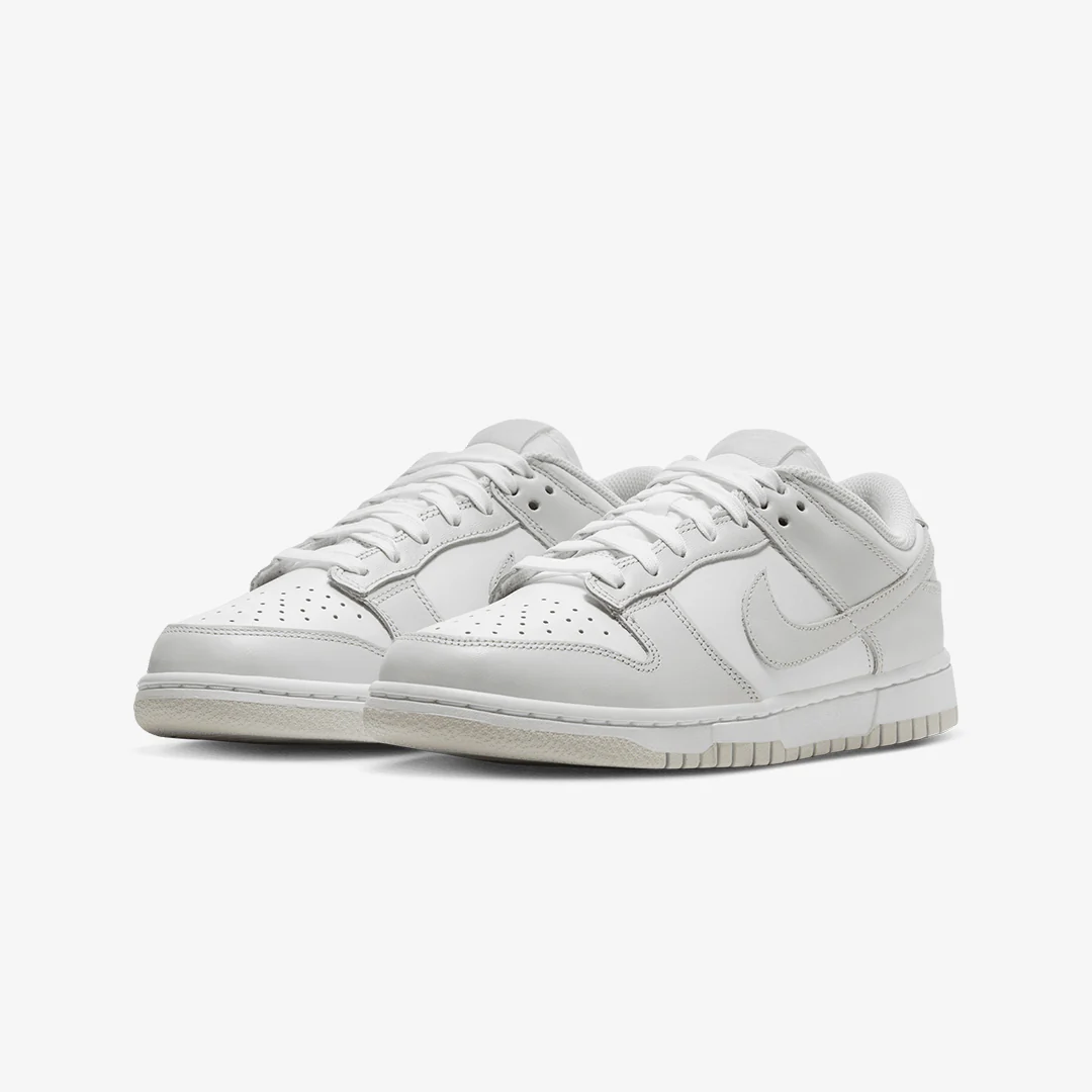 Nike | DUNK LOW { WHITE/PHOTON DUST-WHITE - Image 2