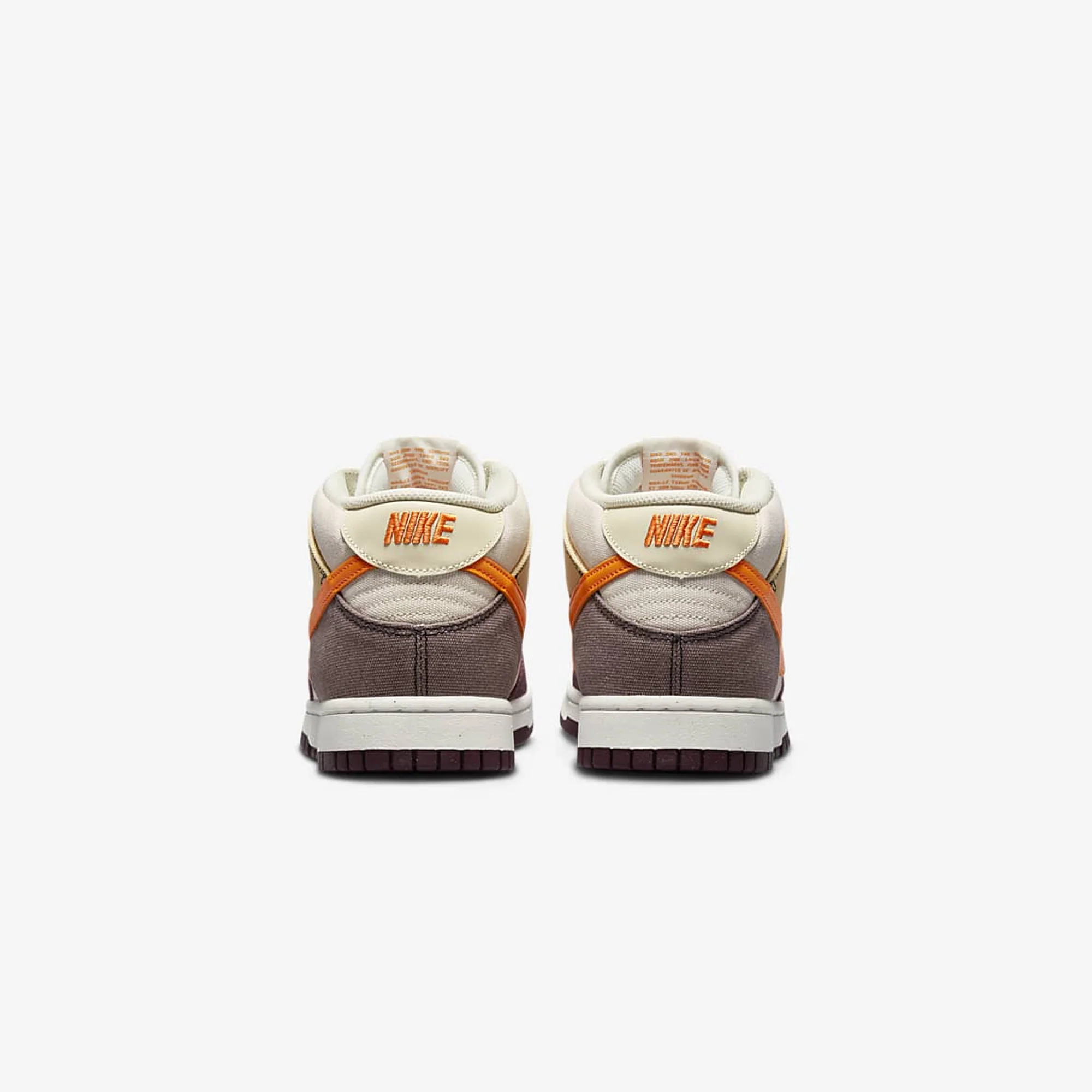 Nike | DUNK MID { COCONUT MILK/VIVID ORANGE-CELESTIAL GOLD - Image 3