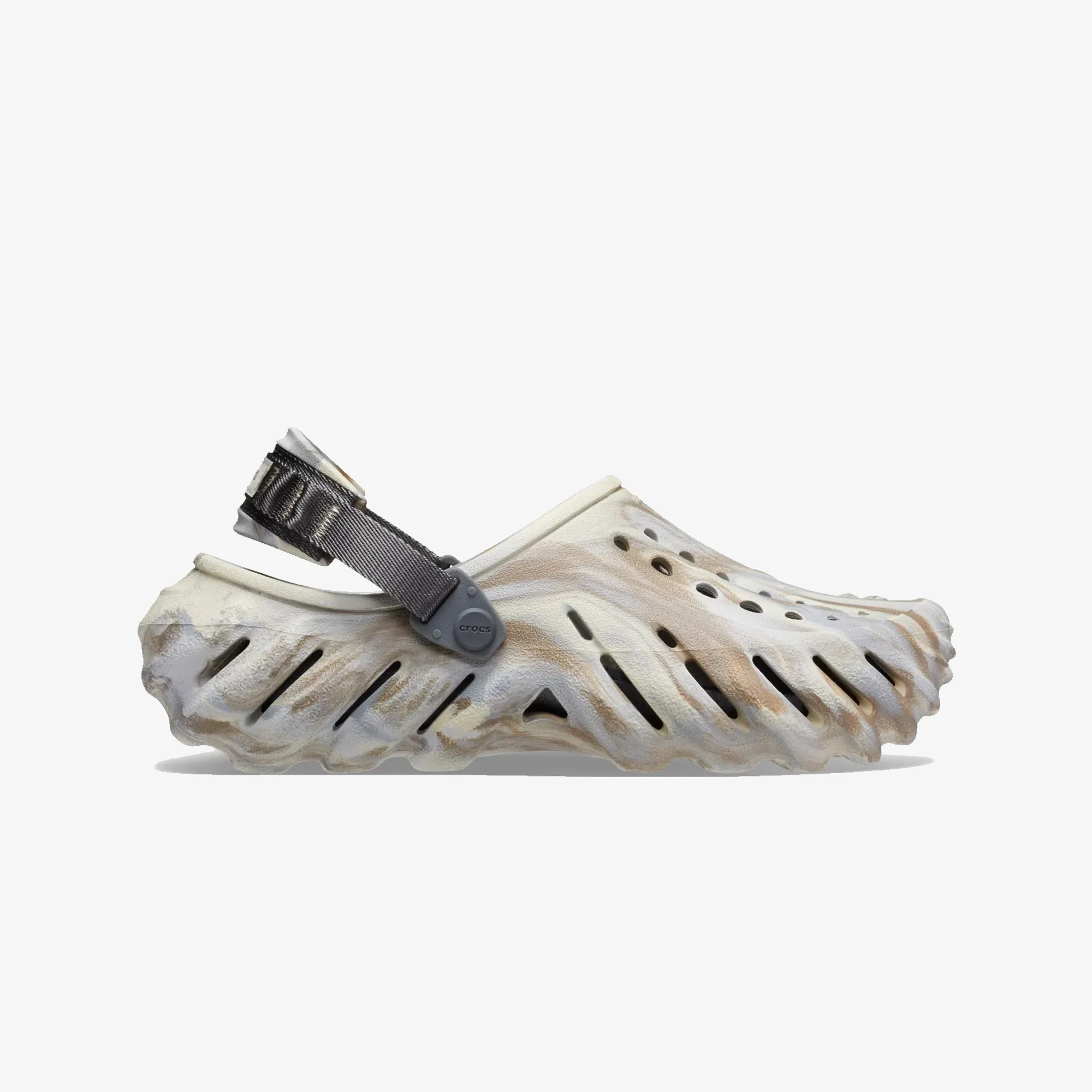 Crocs | ECHO MARBLED CLOG { BONE/MLTI