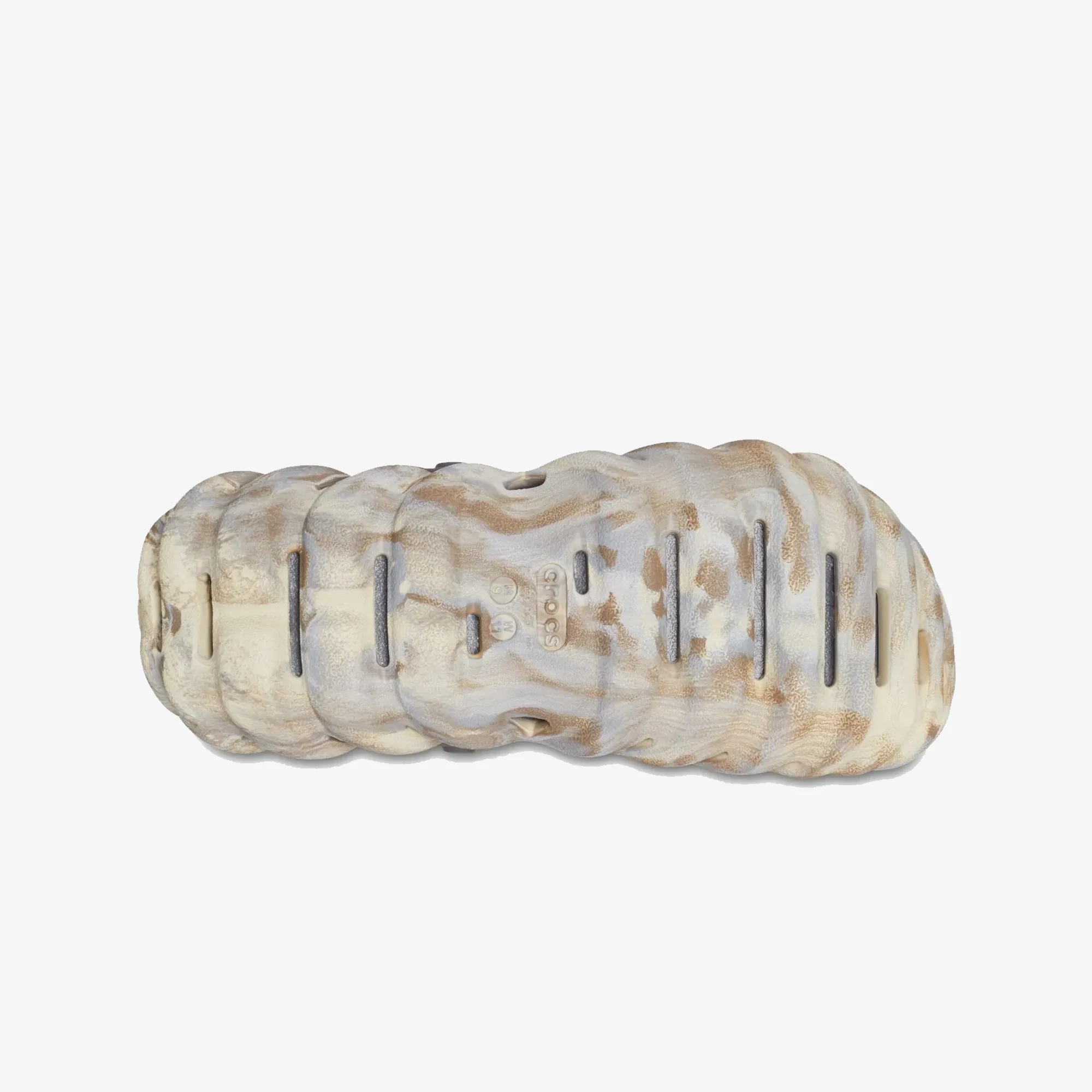 Crocs | ECHO MARBLED CLOG { BONE/MLTI - Image 4