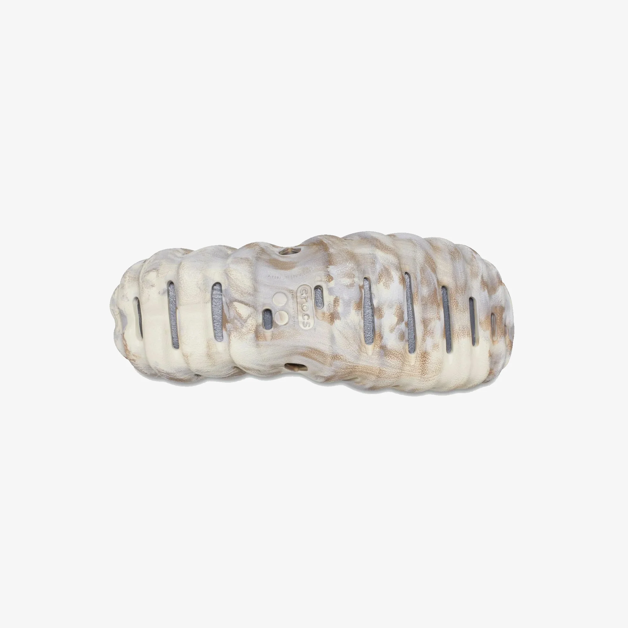 Crocs | ECHO MARBLED CLOG  { BONE/MULTI - Image 5