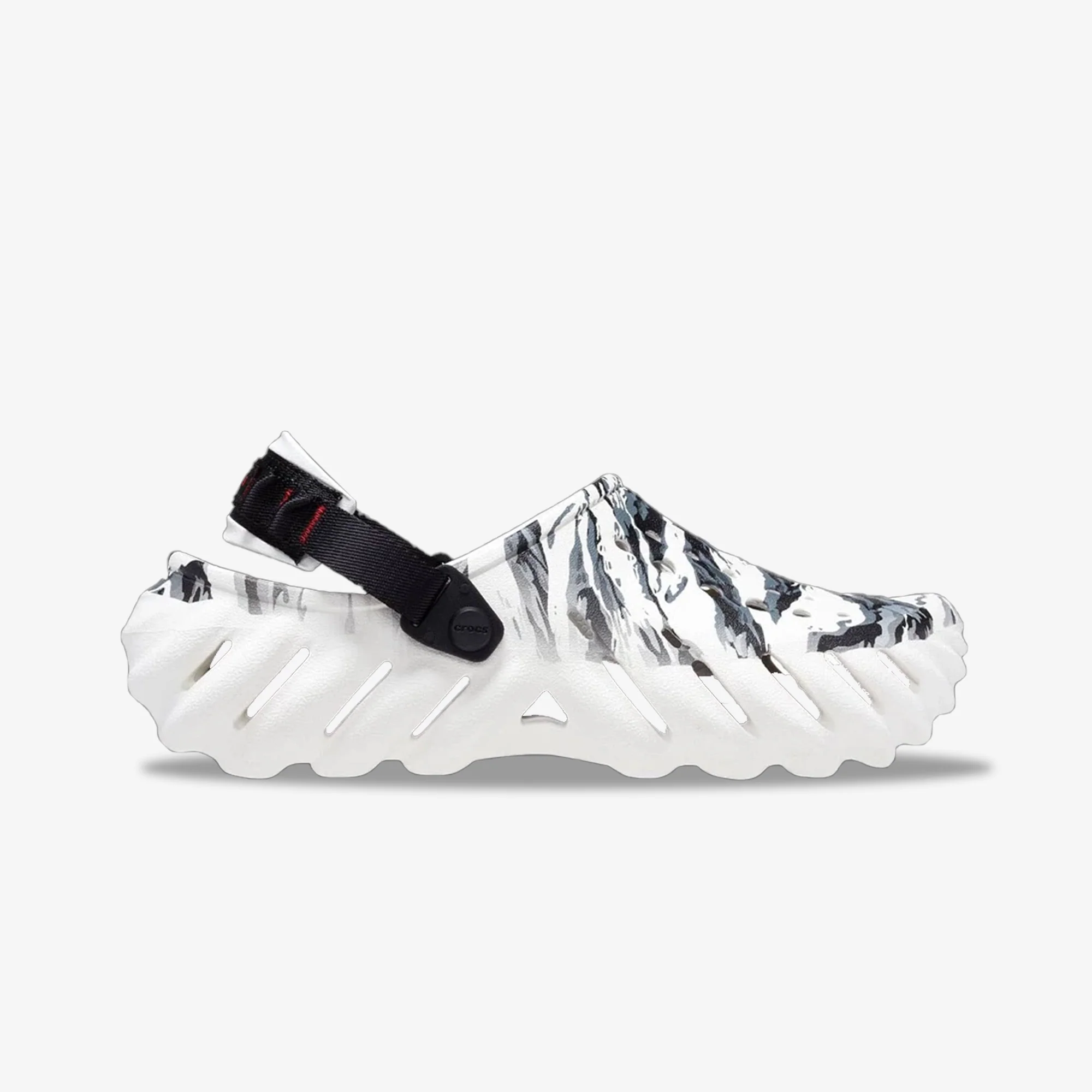 Crocs | ECHO TIGER CLOG { WHITE/BLACK