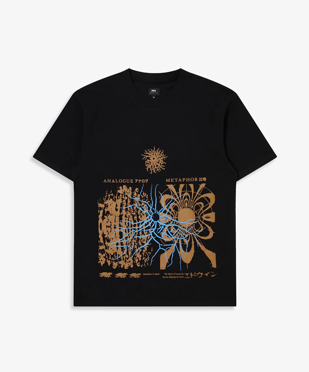 EDWIN | ANALOGUE METAPHOR T-SHIRT { BLACK - Image 6