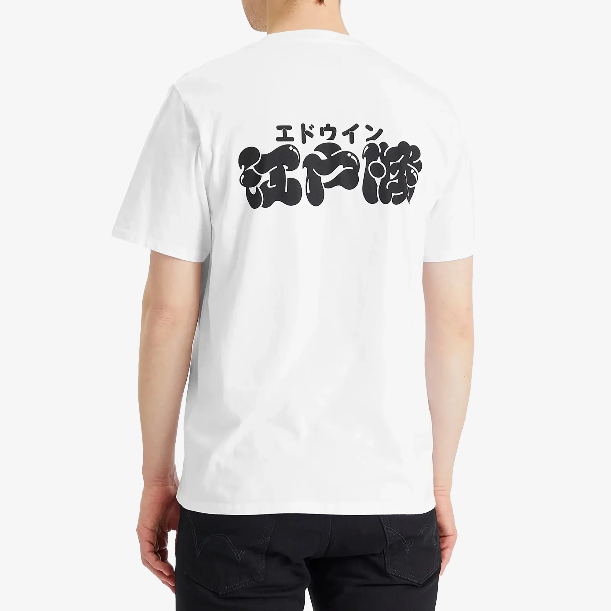 EDWIN | EDO WIN T-SHIRT { WHITE - Image 2