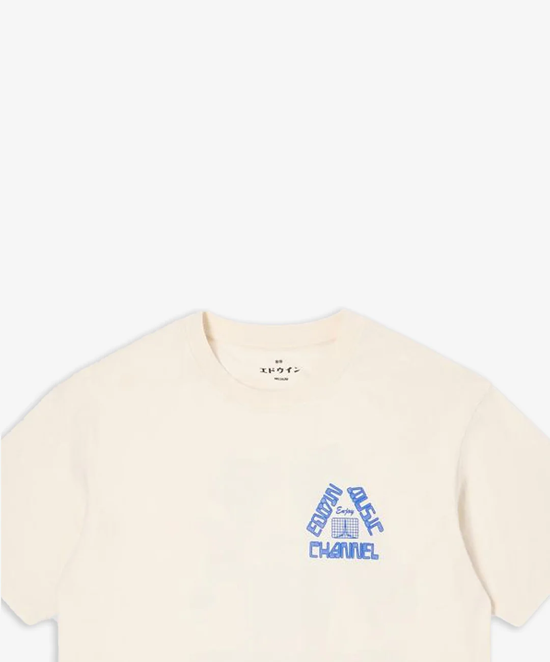 EDWIN | ENJOY EMC T-SHIRT { WHISPER WHITE - Image 3