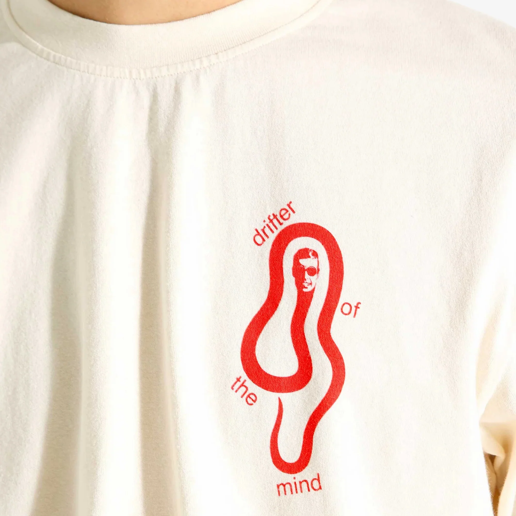 EDWIN | MIND DRIFTER T-SHIRT { WHITECAP GRAY - Image 5