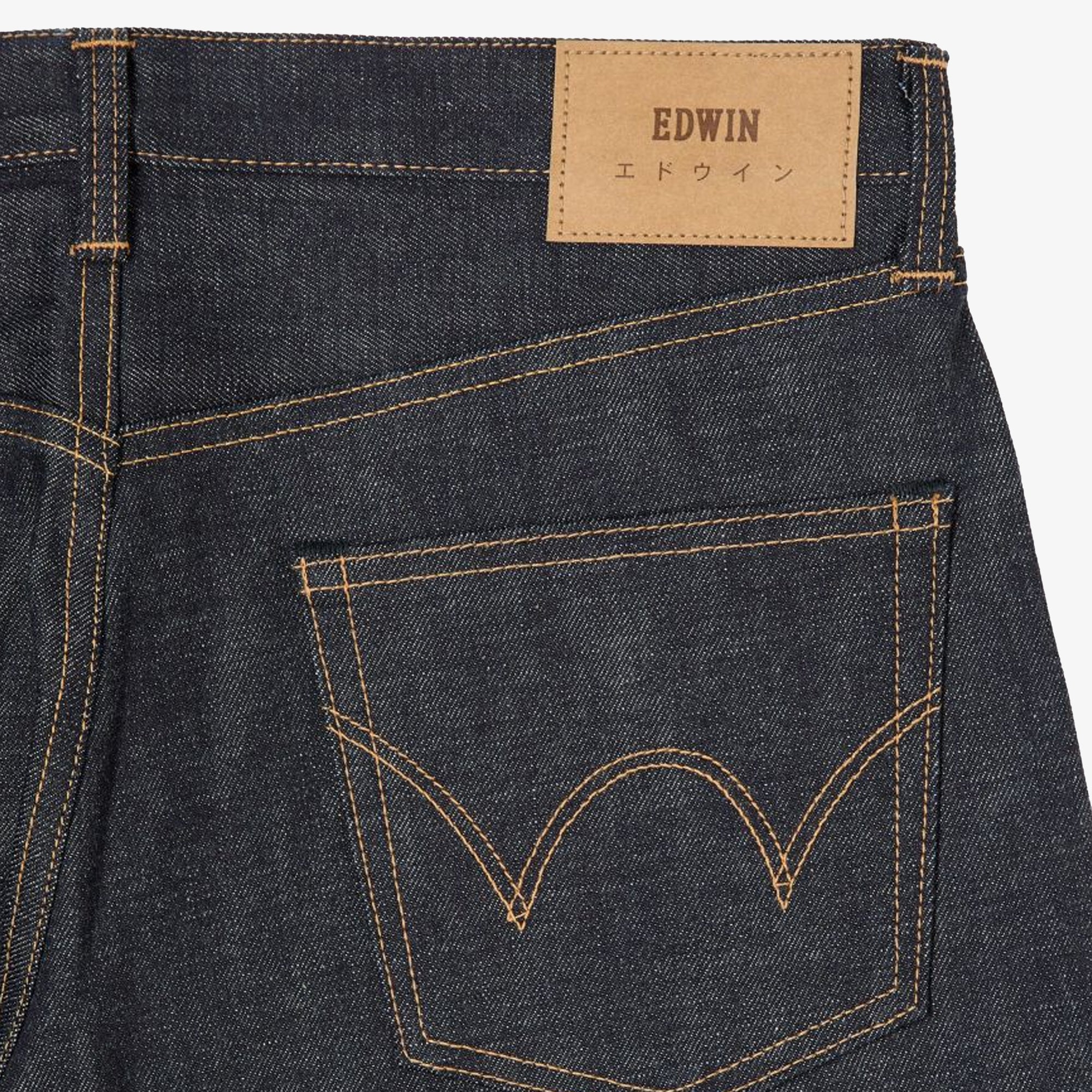 EDWIN | REGULAR TAPERED JEANS { BLUE - Image 5