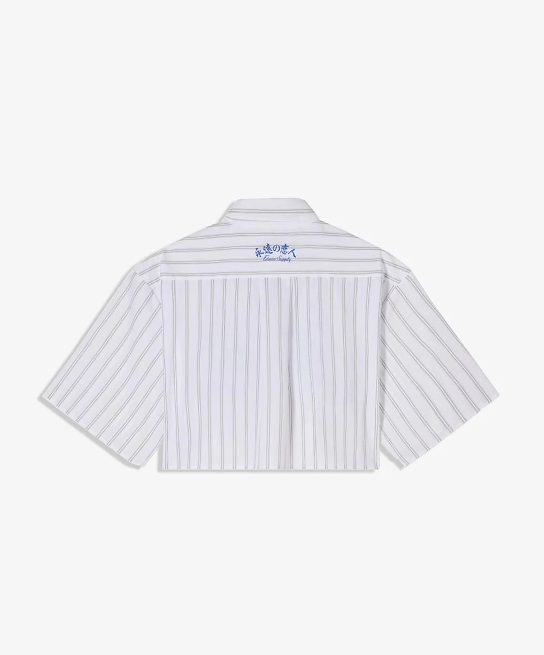 EDWIN | W' ALIX SHIRT SS { GREY/WHITE - Image 4