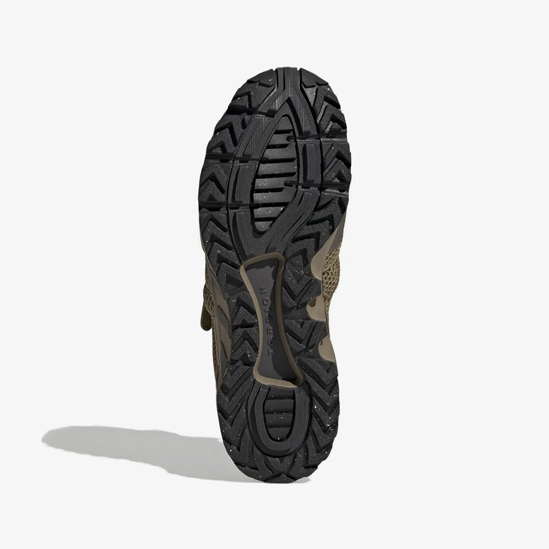 Adidas Originals | EQT93 SANDALS { TECH KHAKI / UTILITY BLACK - Image 6