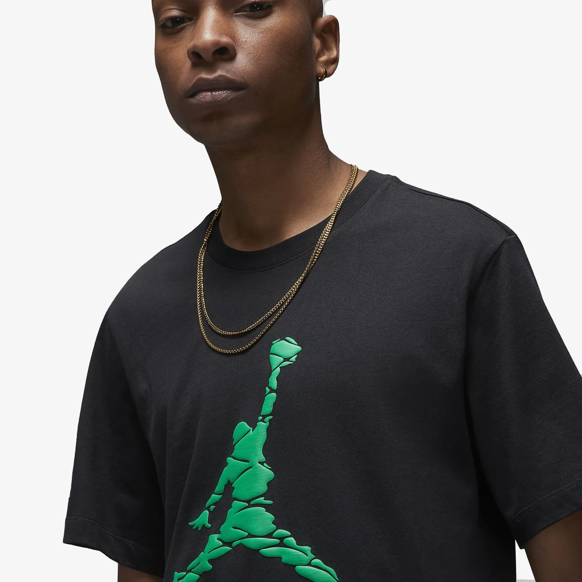 Jordan | ESSENTIALS { BLACK/LUCKY GREEN - Image 3