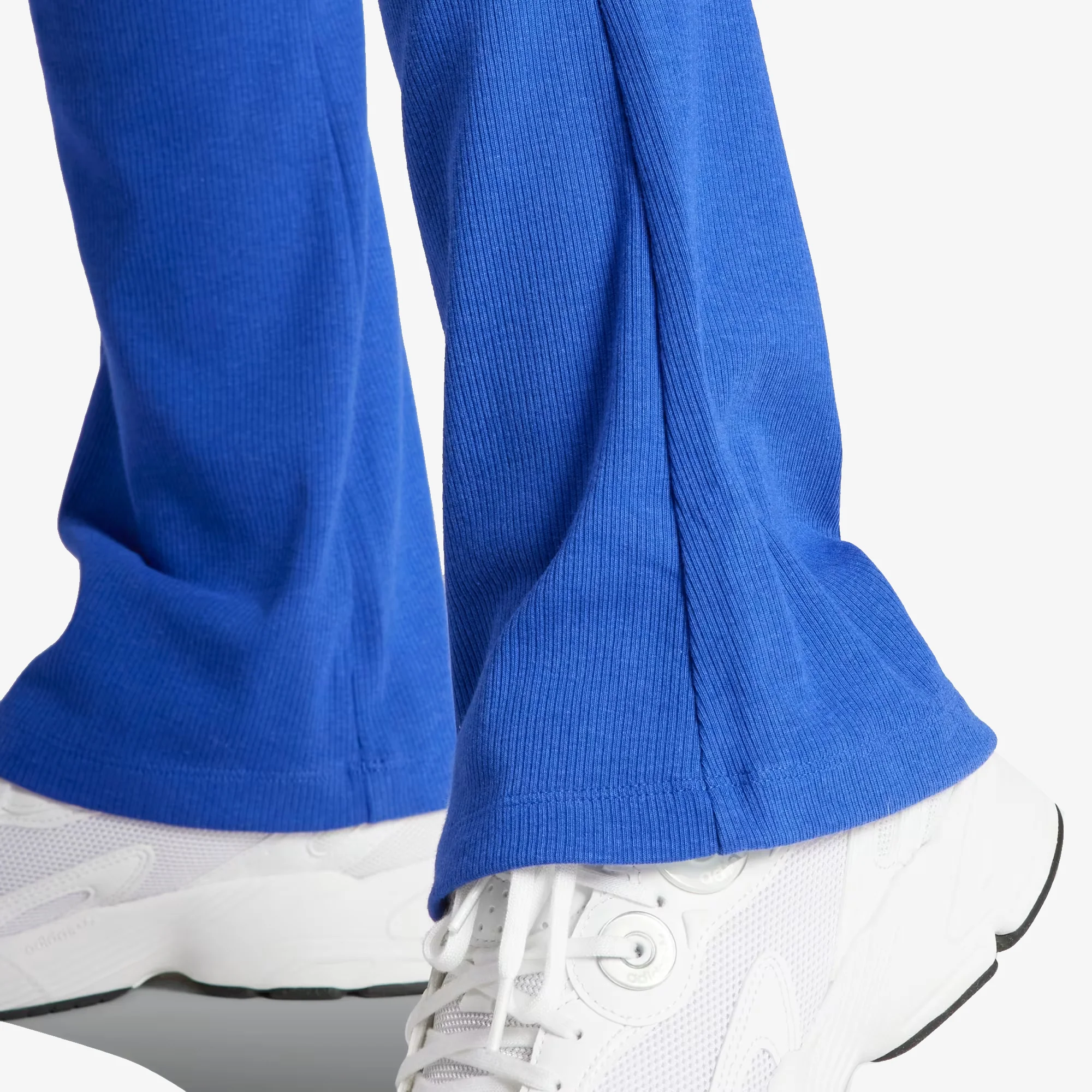 Adidas Originals | ESSENTIALS RIB FLARED PANTS { SEMI LUCID BLUE - Image 5