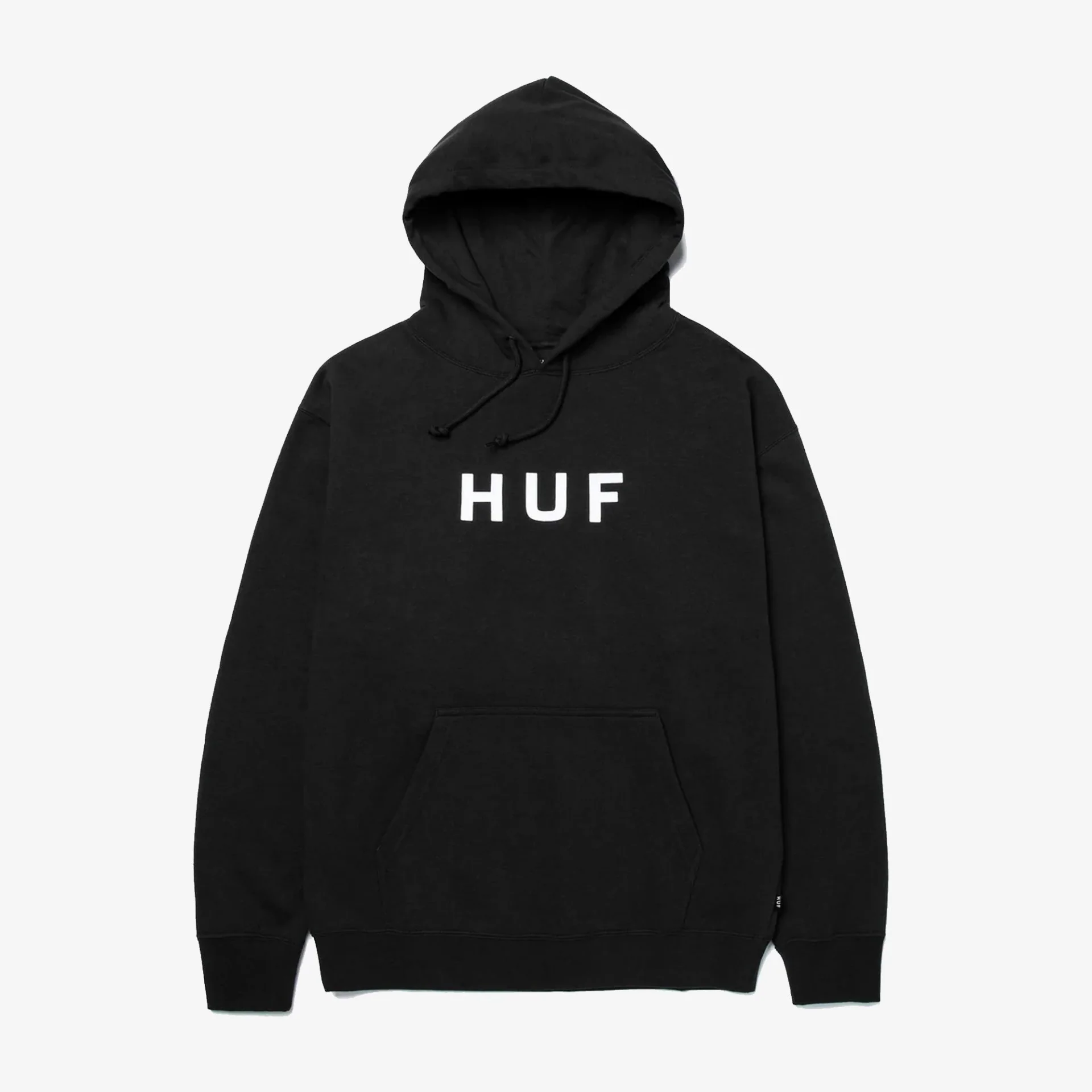HUF | ESSENTIALS TT HOODIE { BLACK