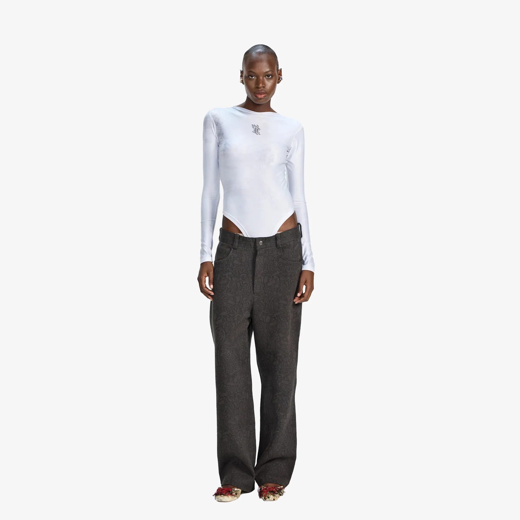F A R A K | BASICS WOMEN BODYSUIT { WHITE - Image 6