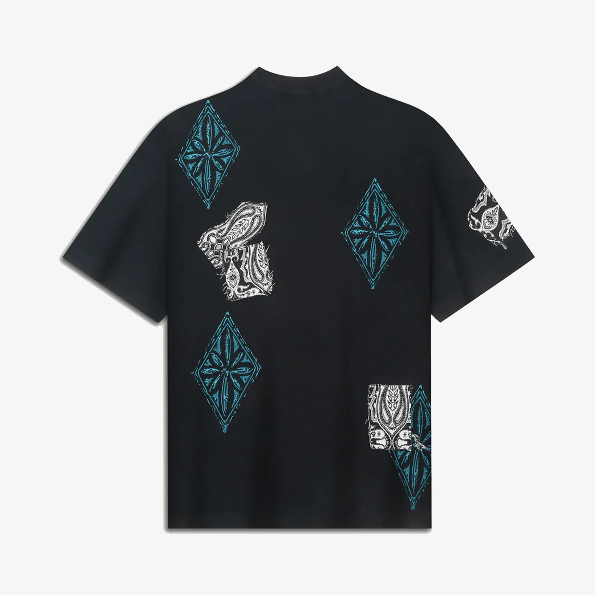 F A R A K | BLACK BLOCK PRINT T-SHIT { BLACK - Image 4