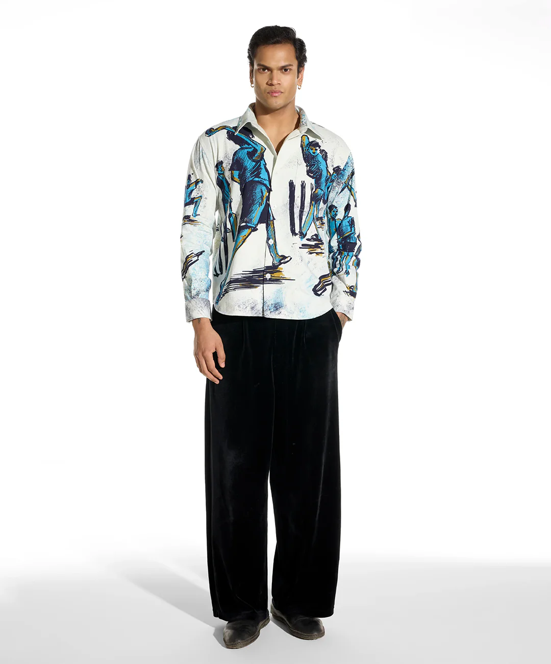 F A R A K | GULLY SHIRT 3.0 { WHITE/BLUE - Image 5