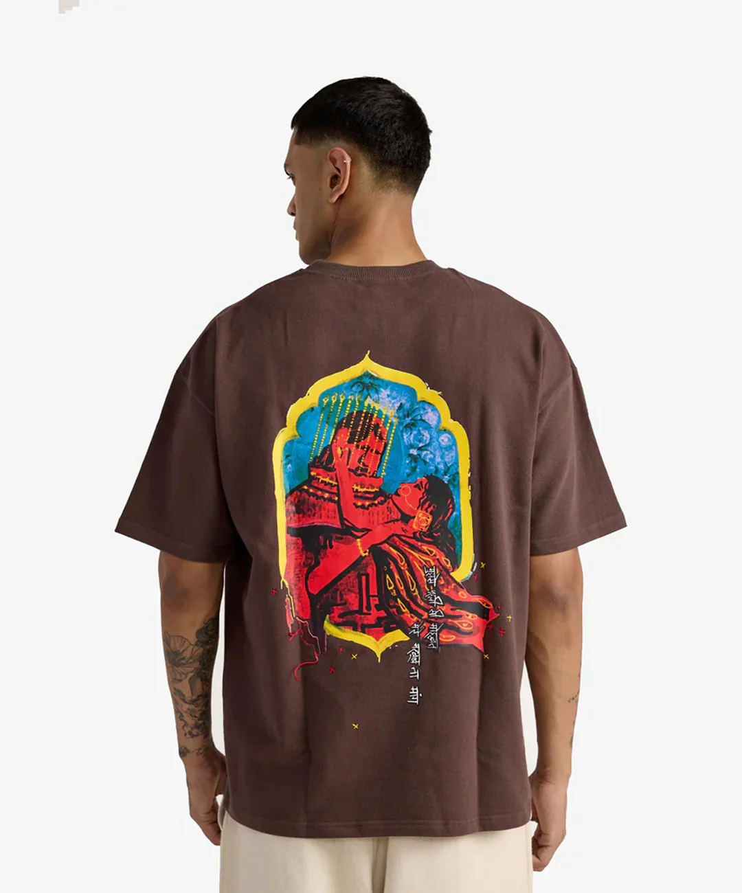 F A R A K | MEHBOOB' TEE { BROWN - Image 2