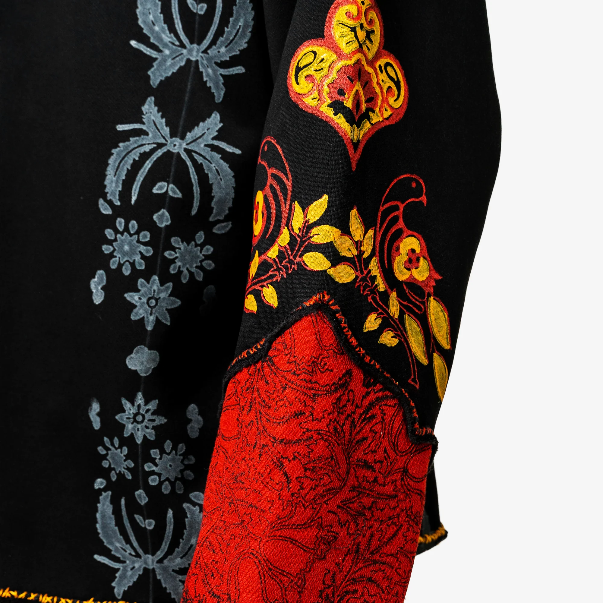 F A R A K | REBELLION HANDMADE HOODIE { BLACK - Image 4