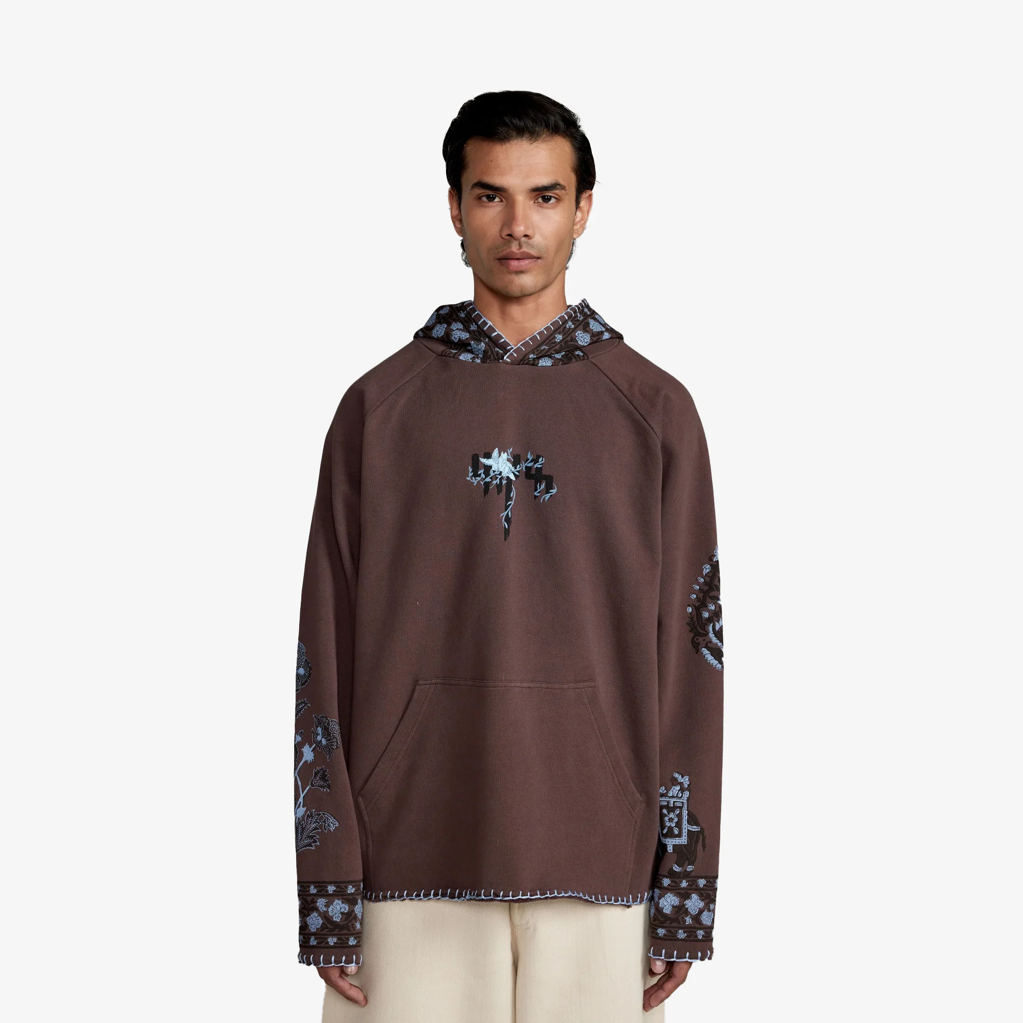 F A R A K | WALLS OF RAJASTHAN 3.0 HOODIE { GREY