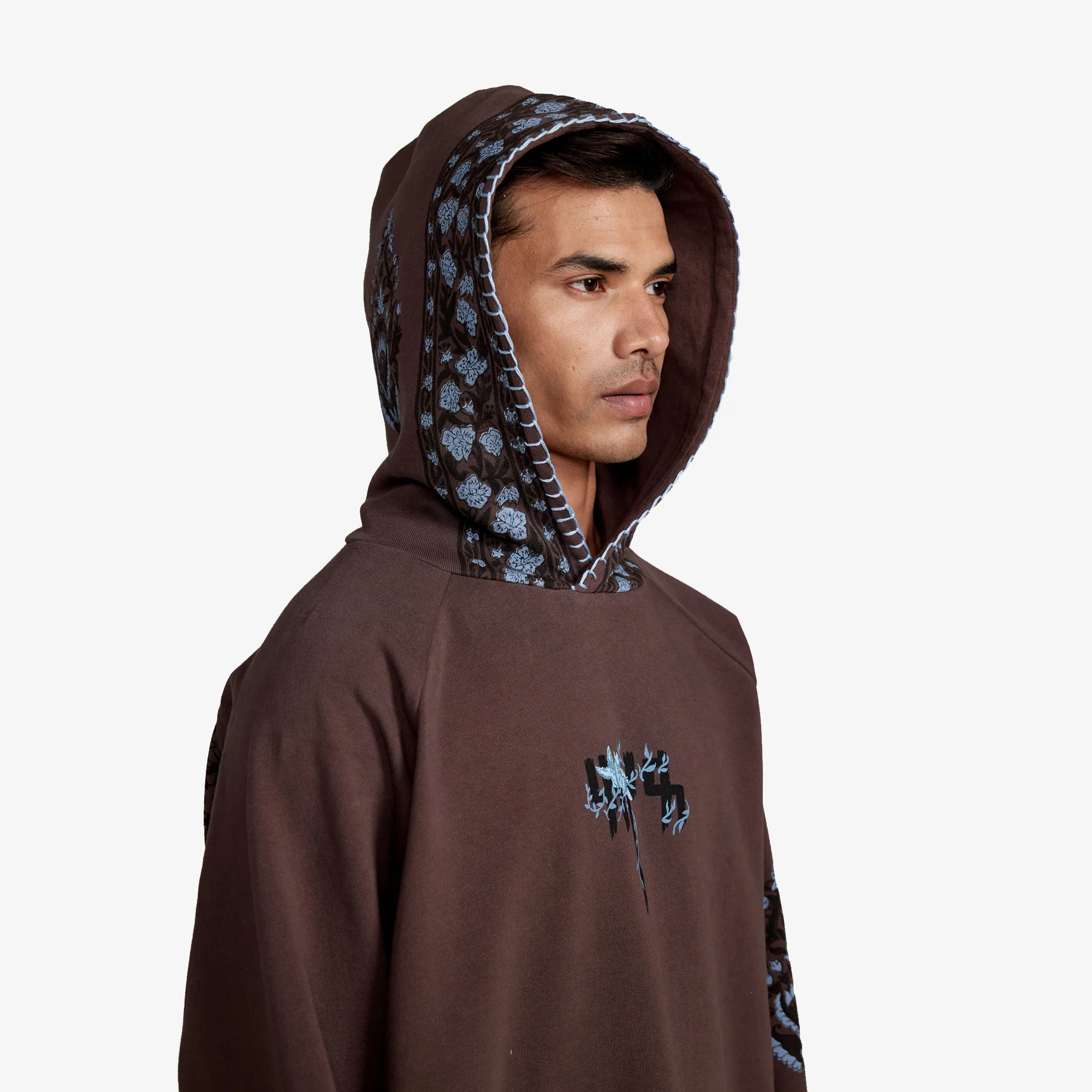 F A R A K | WALLS OF RAJASTHAN 3.0 HOODIE { GREY - Image 4