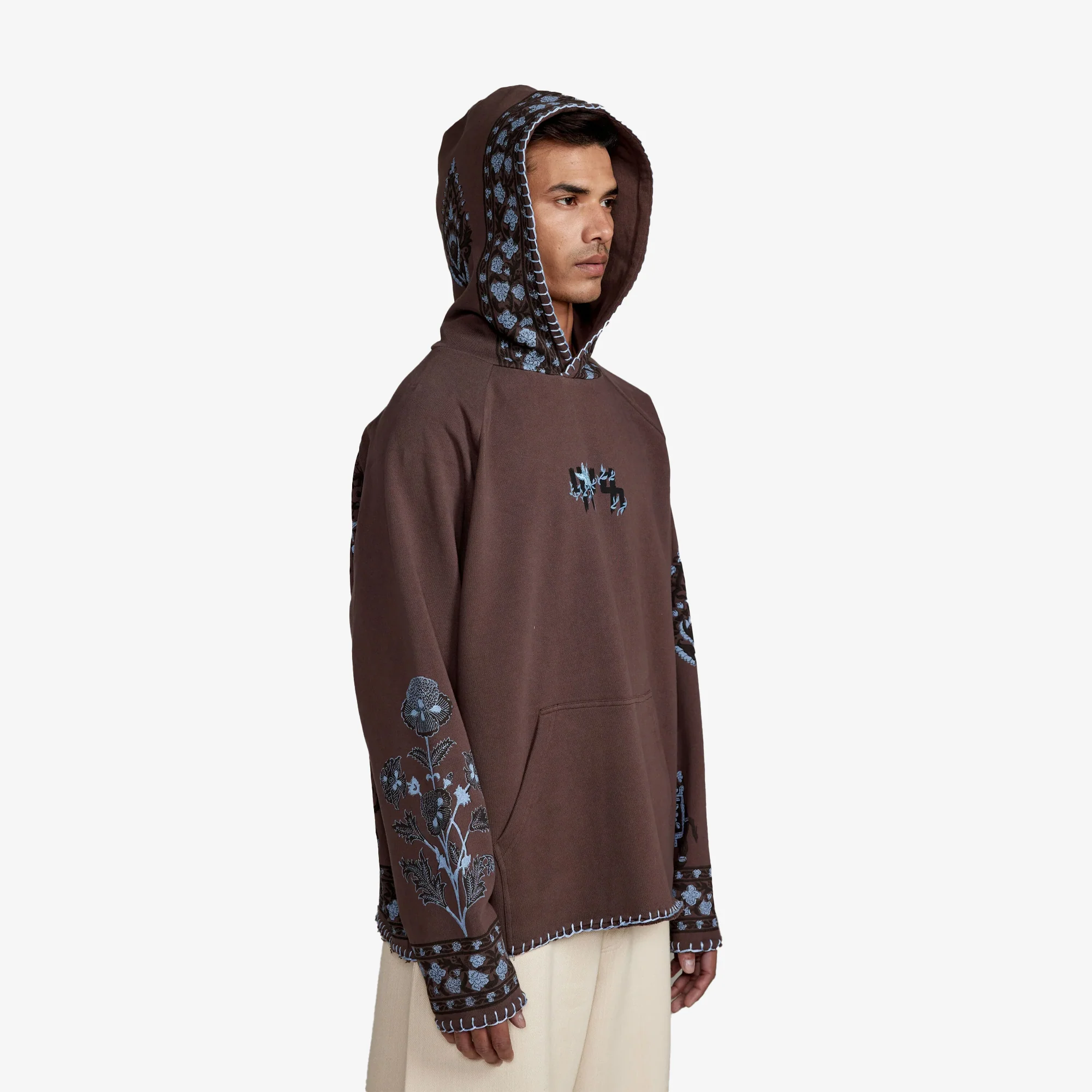F A R A K | WALLS OF RAJASTHAN 3.0 HOODIE { GREY - Image 7