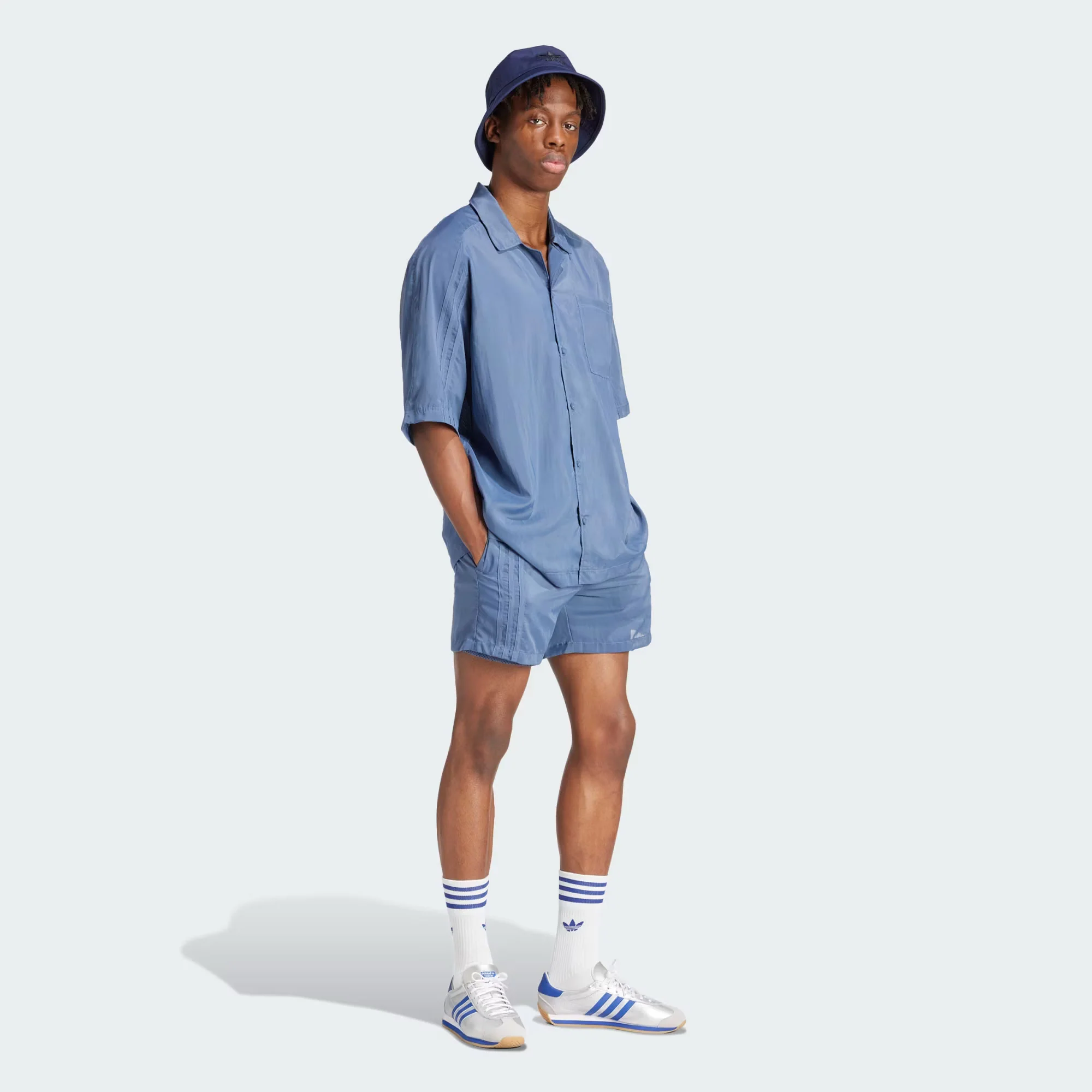 Adidas Originals | FASHION SHORT SLEEVE SHIRT { PRELOVED INK - Image 6