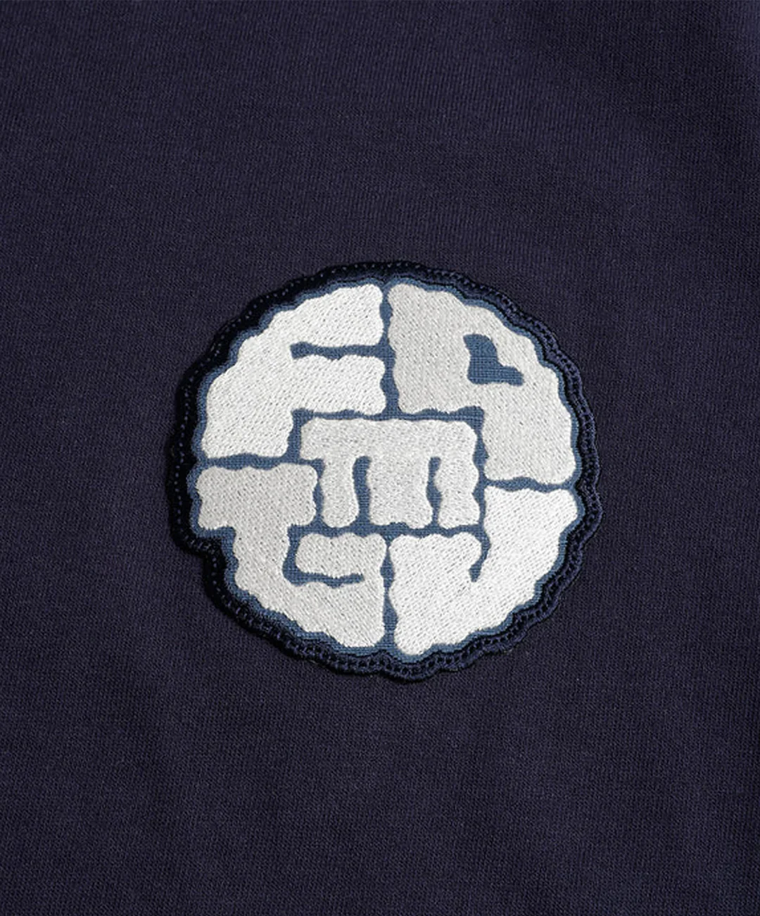 FDMTL | CIRCLE PATCH TEE { NAVY - Image 3