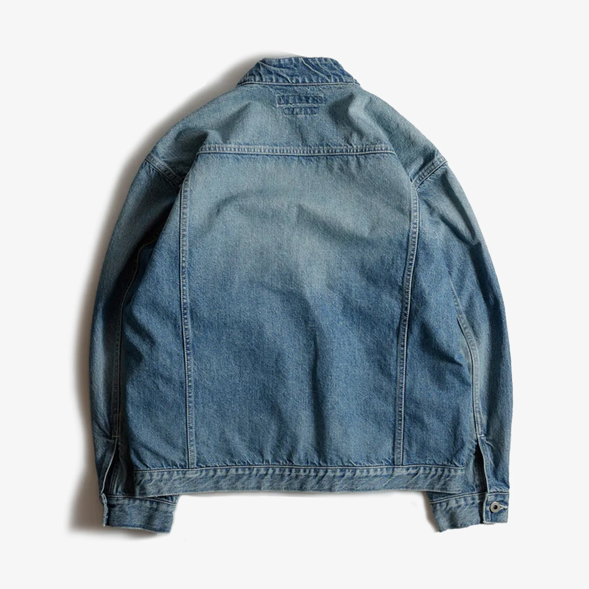 FDMTL | DENIM HAORI JACKET 4YR WASH { INDIGO - Image 2